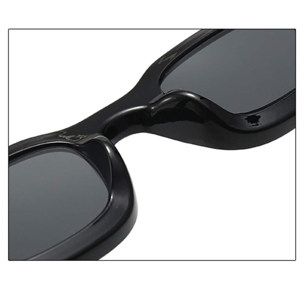 AUGEN Modern Square Plastic Unisex Sunglasses UV 400 Protected Medium Size (181-C8)