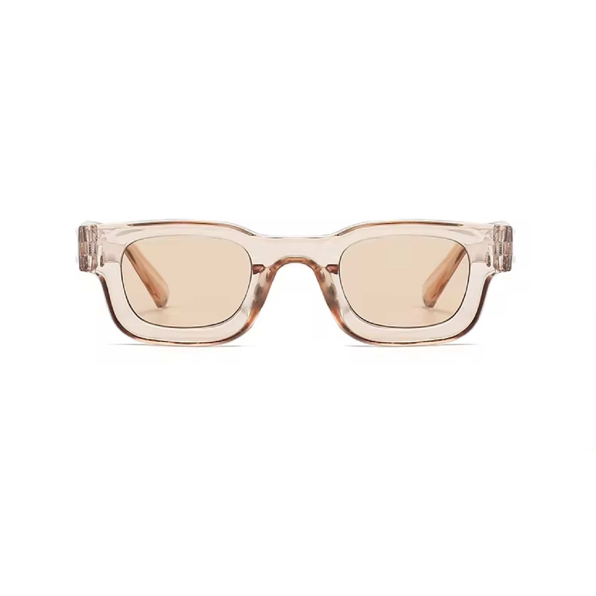 AUGEN Modern Square Plastic Unisex Sunglasses UV 400 Protected Medium Size (181-C8)