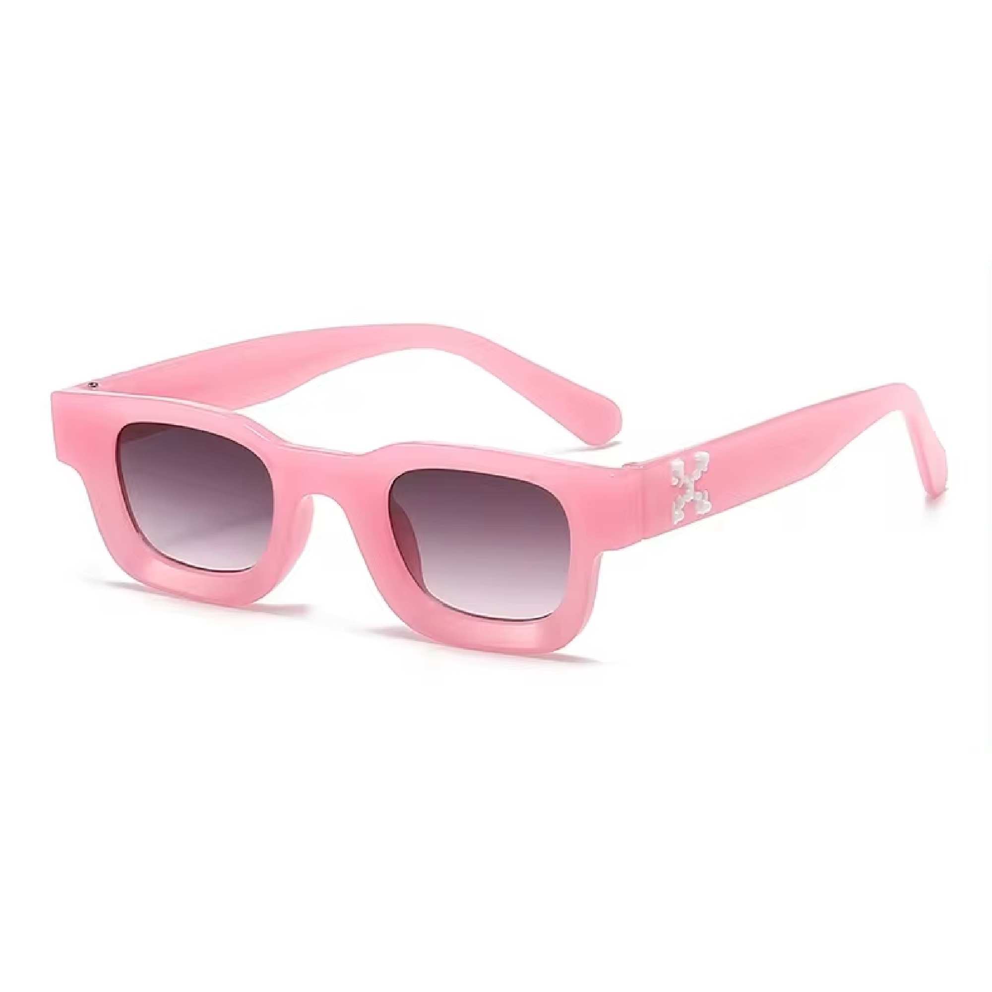 AUGEN Modern Square Plastic Unisex Sunglasses UV 400 Protected Medium Size (181-C9)