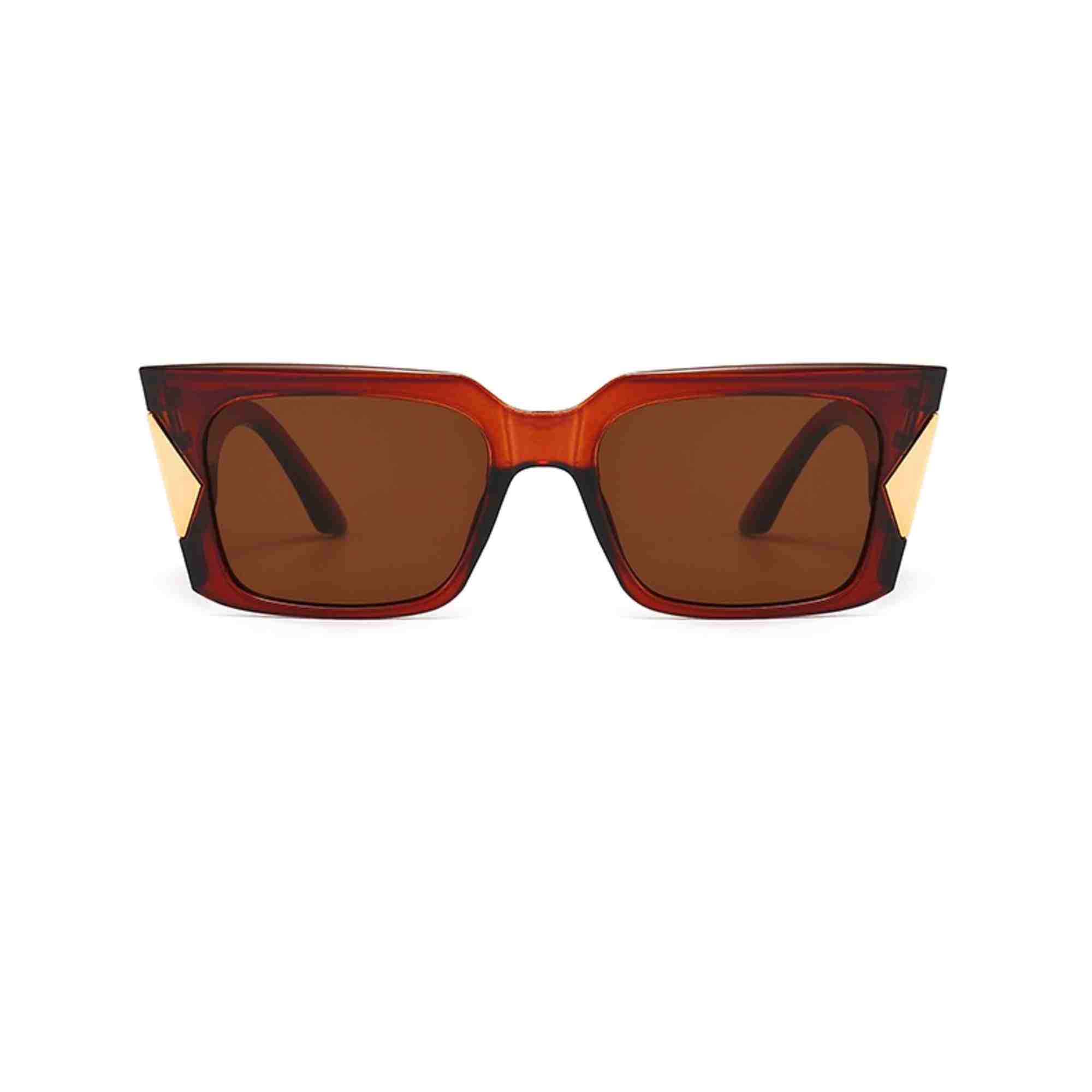 AUGEN Casual Butterfly Plastic Unisex Sunglasses UV 400 Protected Large Size (182-C2)