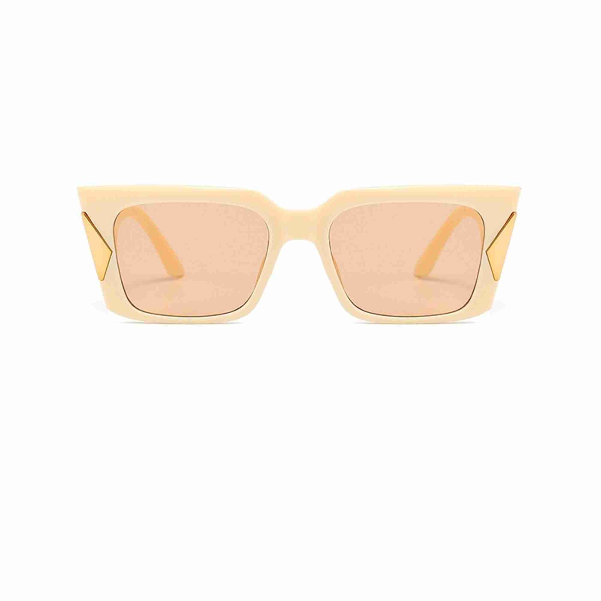 AUGEN Casual Butterfly Plastic Unisex Sunglasses UV 400 Protected Large Size (182-C3)