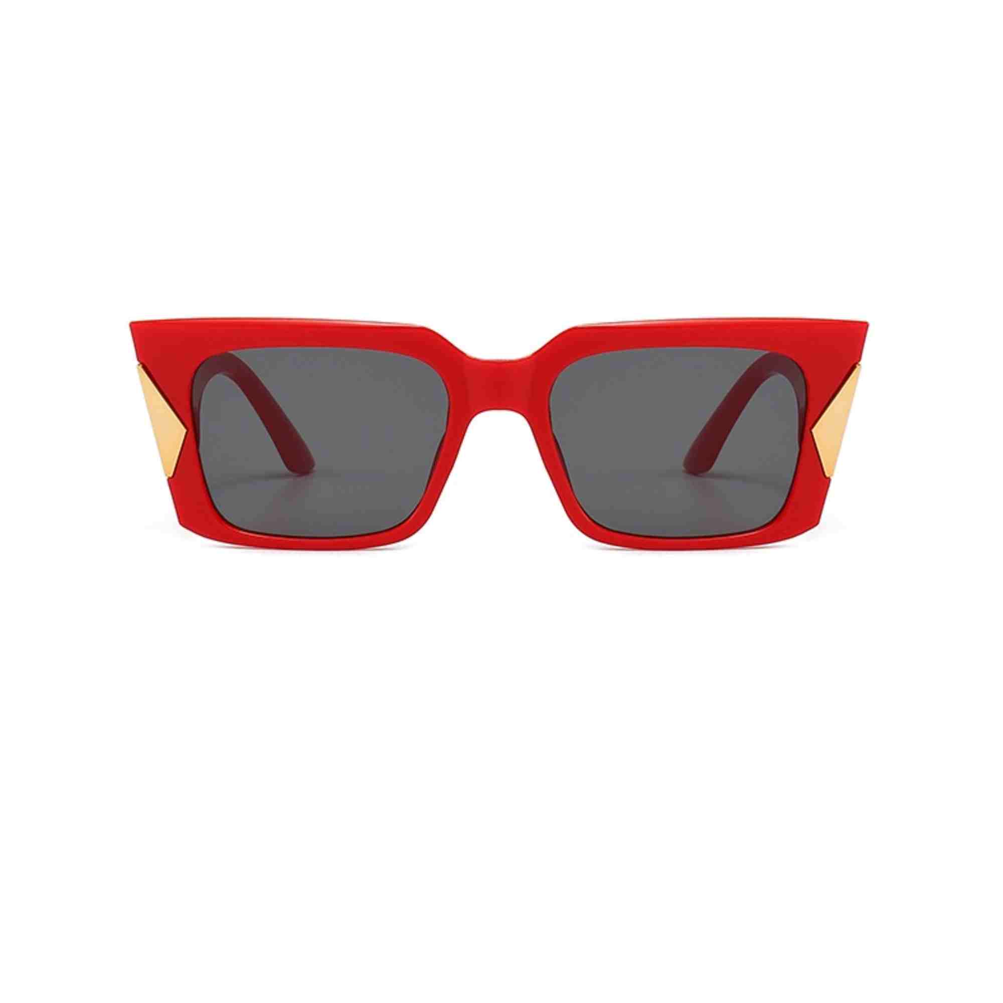 AUGEN Casual Butterfly Plastic Unisex Sunglasses UV 400 Protected Large Size (182-C7)