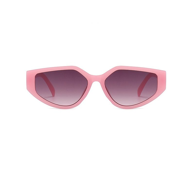 AUGEN Modern Cat Eye Plastic Unisex Sunglasses UV 400 Protected Large Size (183-C11)