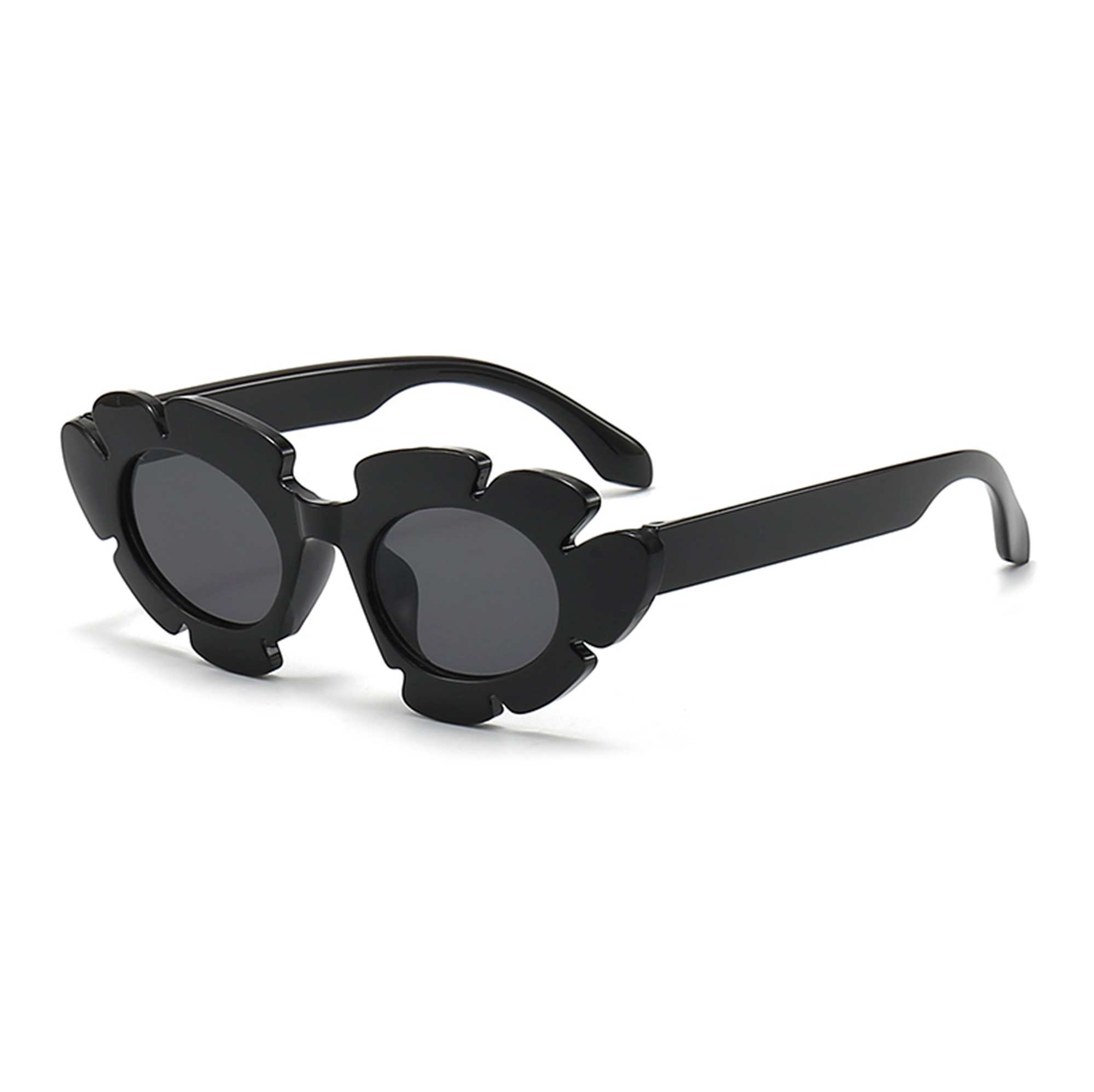 AUGEN Casual Oval Plastic Unisex Sunglasses UV 400 Protected Small Size (184-C1)