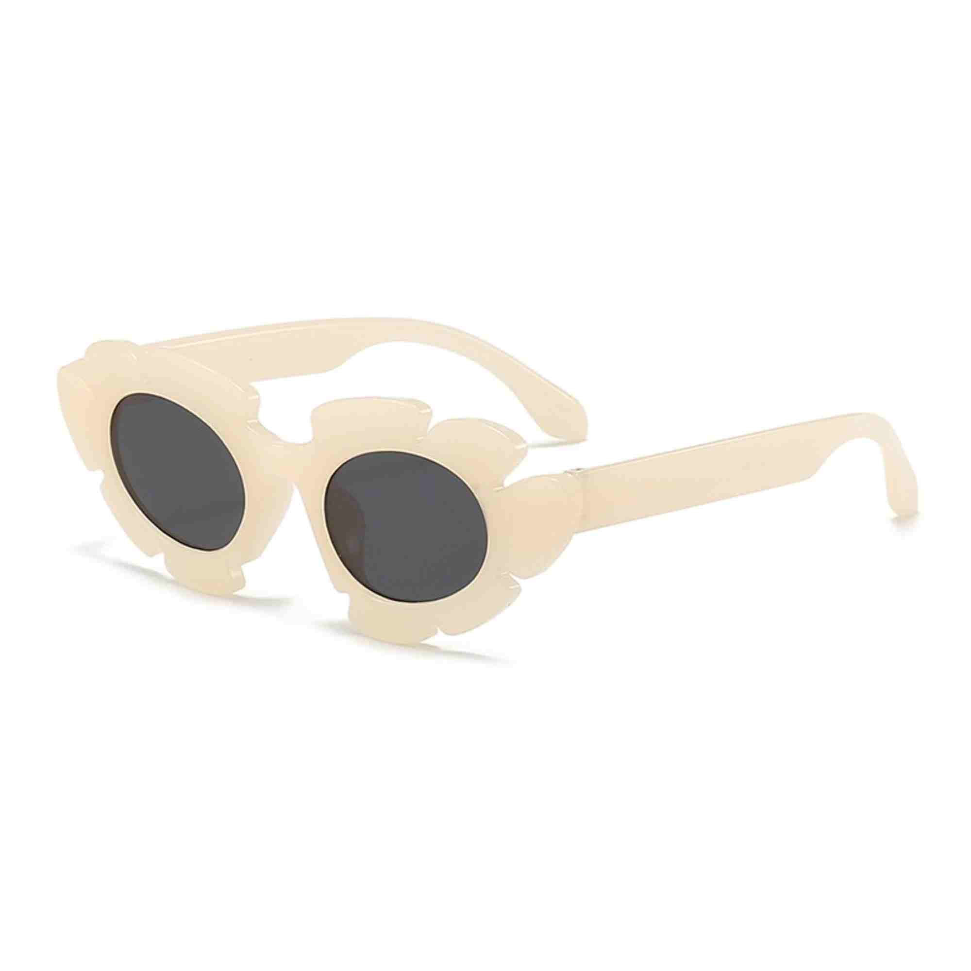 AUGEN Casual Oval Plastic Unisex Sunglasses UV 400 Protected Small Size (184-C4)