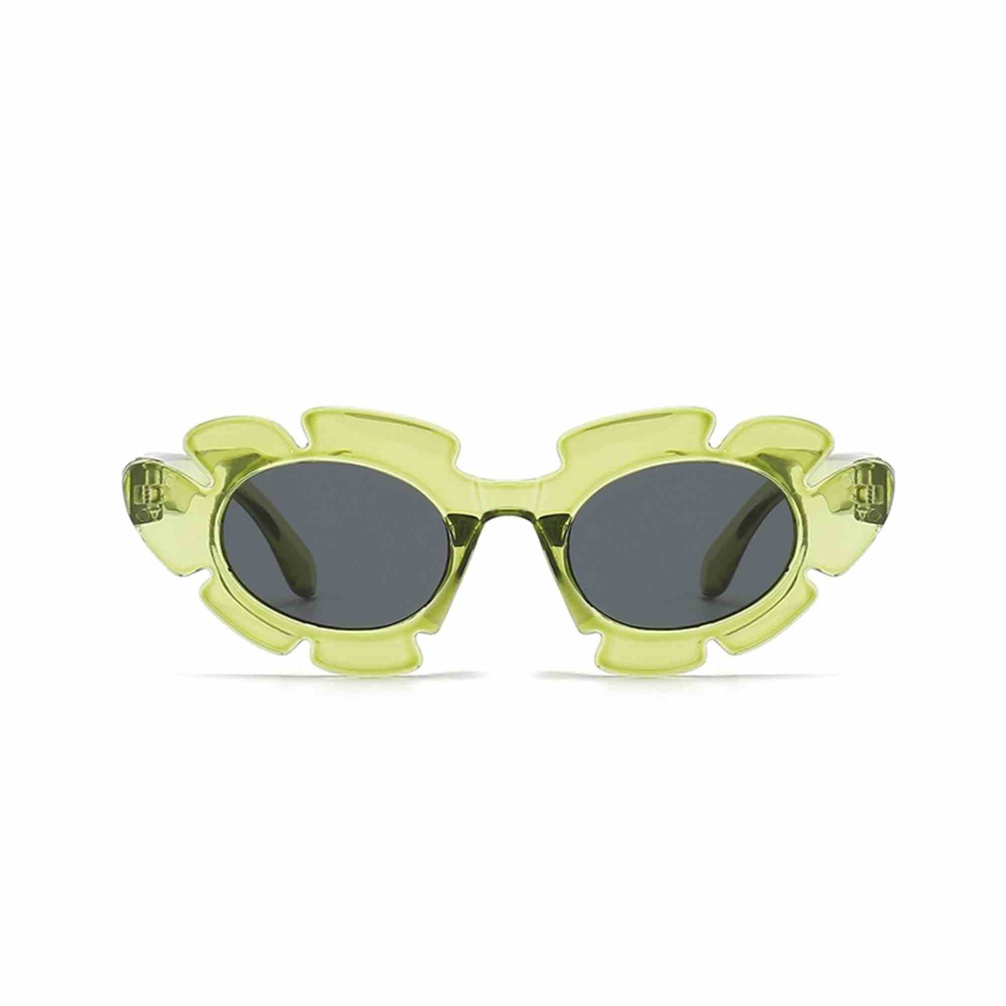 AUGEN Casual Oval Plastic Unisex Sunglasses UV 400 Protected Small Size (184-C6)