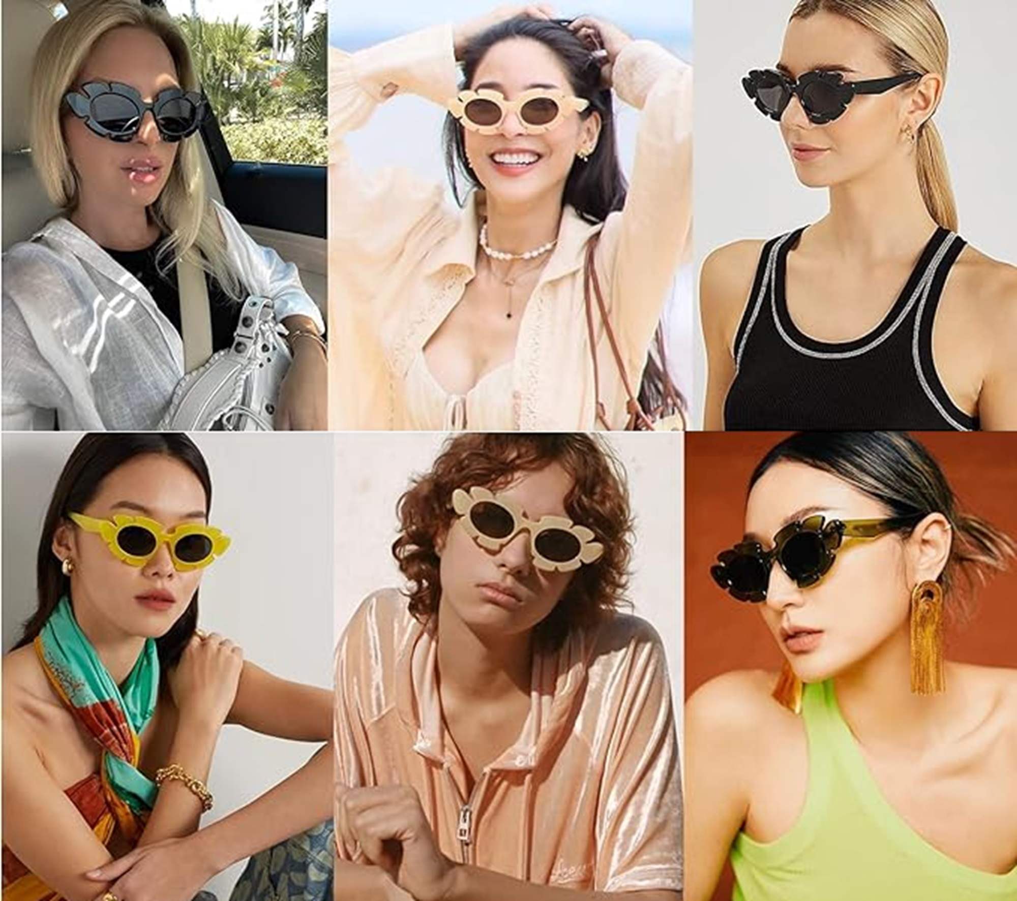 AUGEN Casual Oval Plastic Unisex Sunglasses UV 400 Protected Small Size (184-C8)
