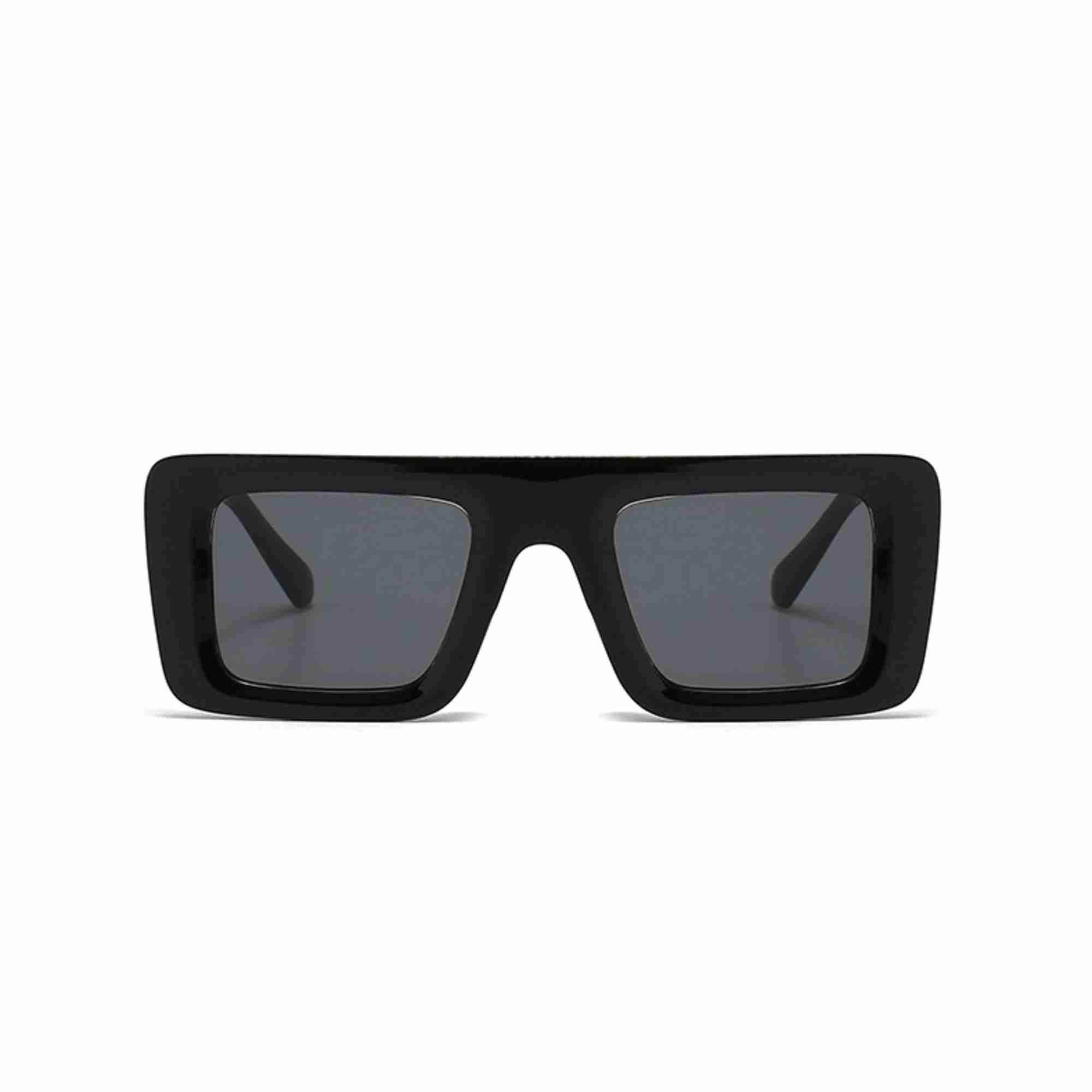 AUGEN Casual Rectangular Plastic Unisex Sunglasses UV 400 Protected Medium Size (185-C1)