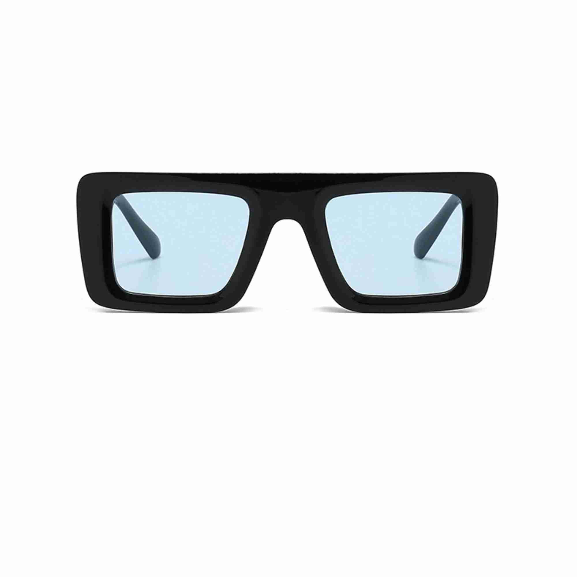 AUGEN Casual Rectangular Plastic Unisex Sunglasses UV 400 Protected Medium Size (185-C11)