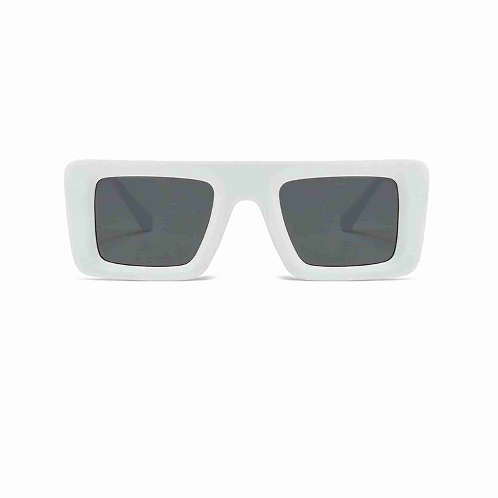 AUGEN Casual Rectangular Plastic Unisex Sunglasses UV 400 Protected Medium Size (185-C12)
