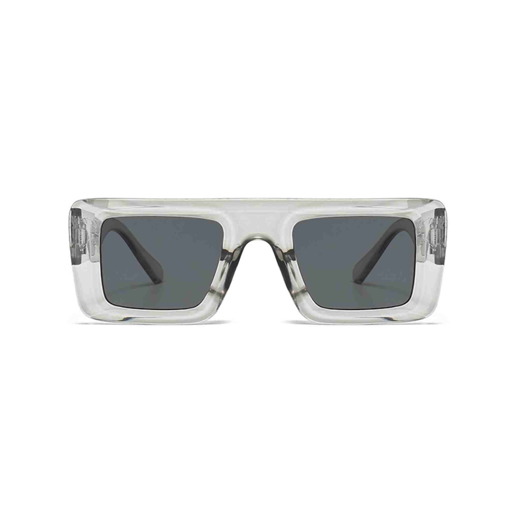 AUGEN Casual Rectangular Plastic Unisex Sunglasses UV 400 Protected Medium Size (185-C3)