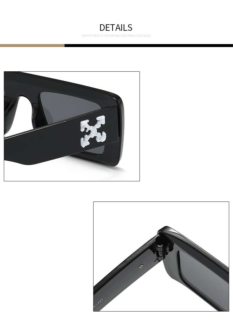 AUGEN Casual Rectangular Plastic Unisex Sunglasses UV 400 Protected Medium Size (185-C3)