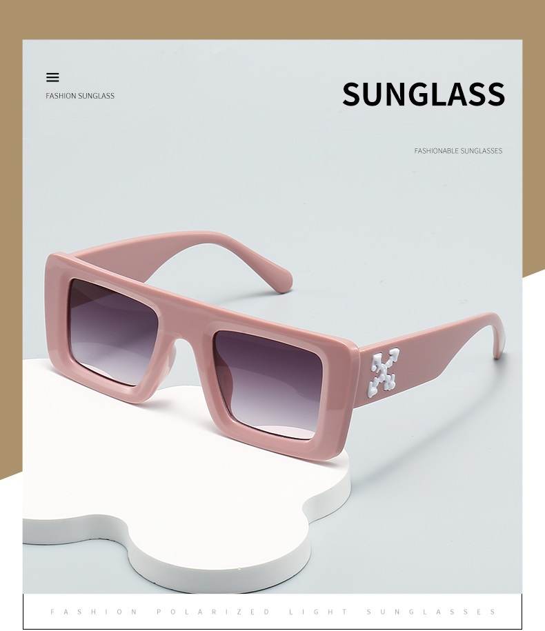 AUGEN Casual Rectangular Plastic Unisex Sunglasses UV 400 Protected Medium Size (185-C3)