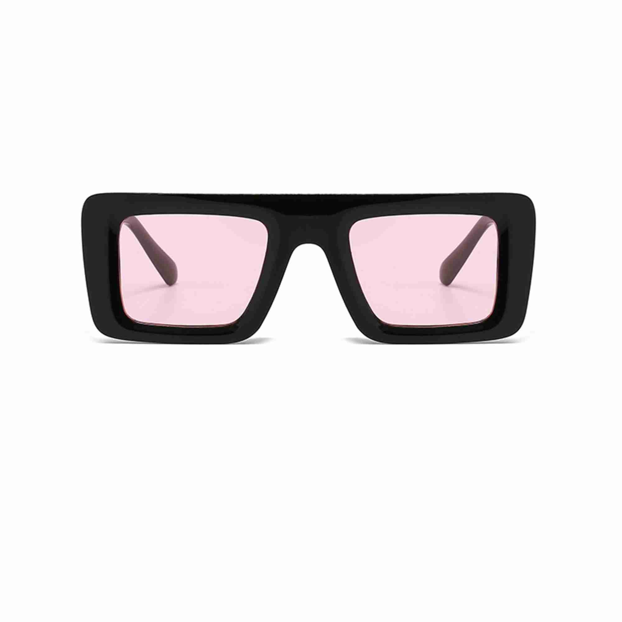 AUGEN Casual Rectangular Plastic Unisex Sunglasses UV 400 Protected Medium Size (185-C6)
