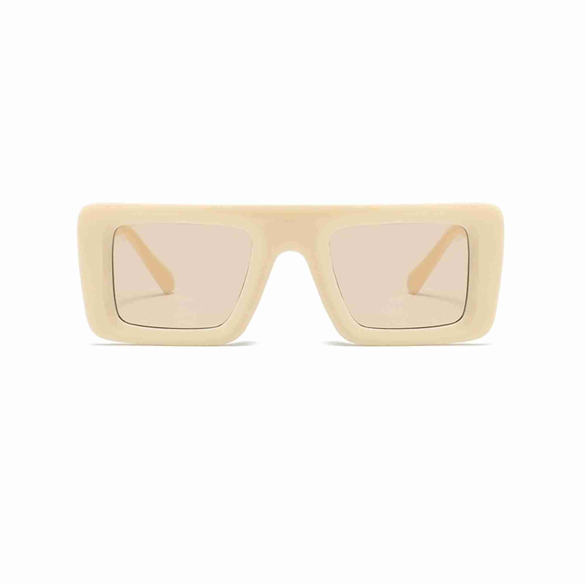 AUGEN Casual Rectangular Plastic Unisex Sunglasses UV 400 Protected Medium Size (185-C7)