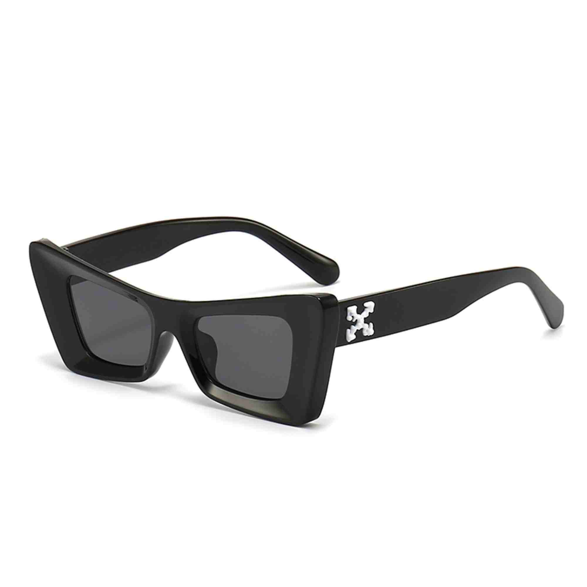 AUGEN Modern Butterfly Plastic Unisex Sunglasses UV 400 Protected Medium Size (186-C1)