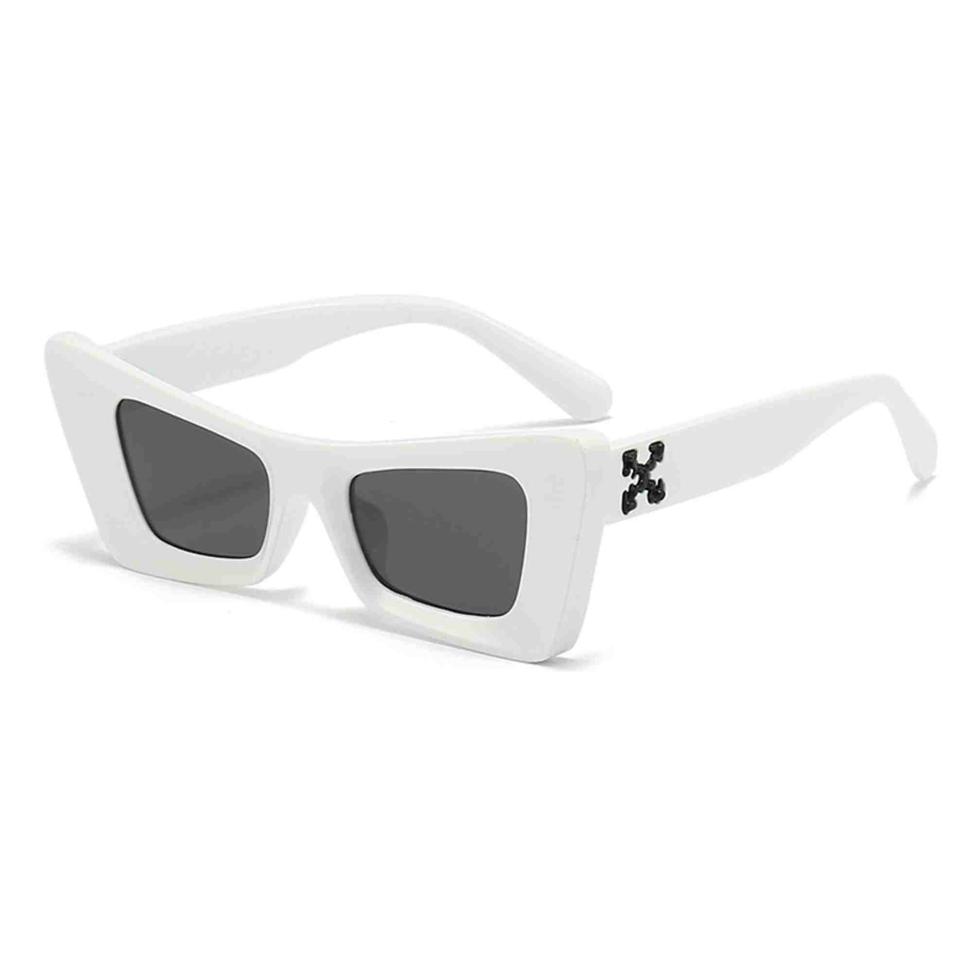 AUGEN Modern Butterfly Plastic Unisex Sunglasses UV 400 Protected Medium Size (186-C10)