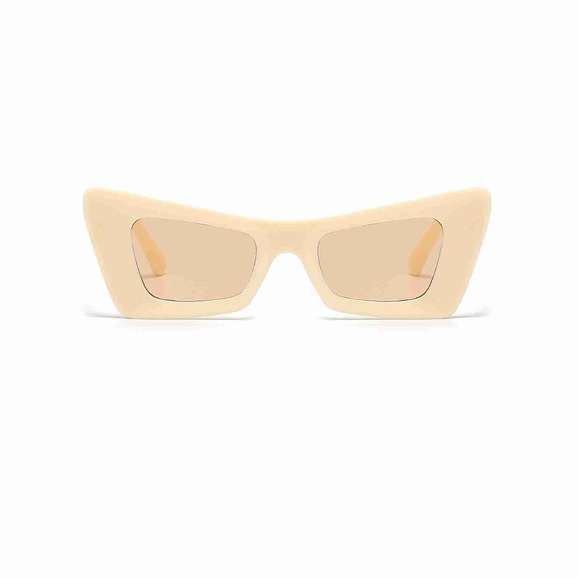 AUGEN Modern Butterfly Plastic Unisex Sunglasses UV 400 Protected Medium Size (186-C2)