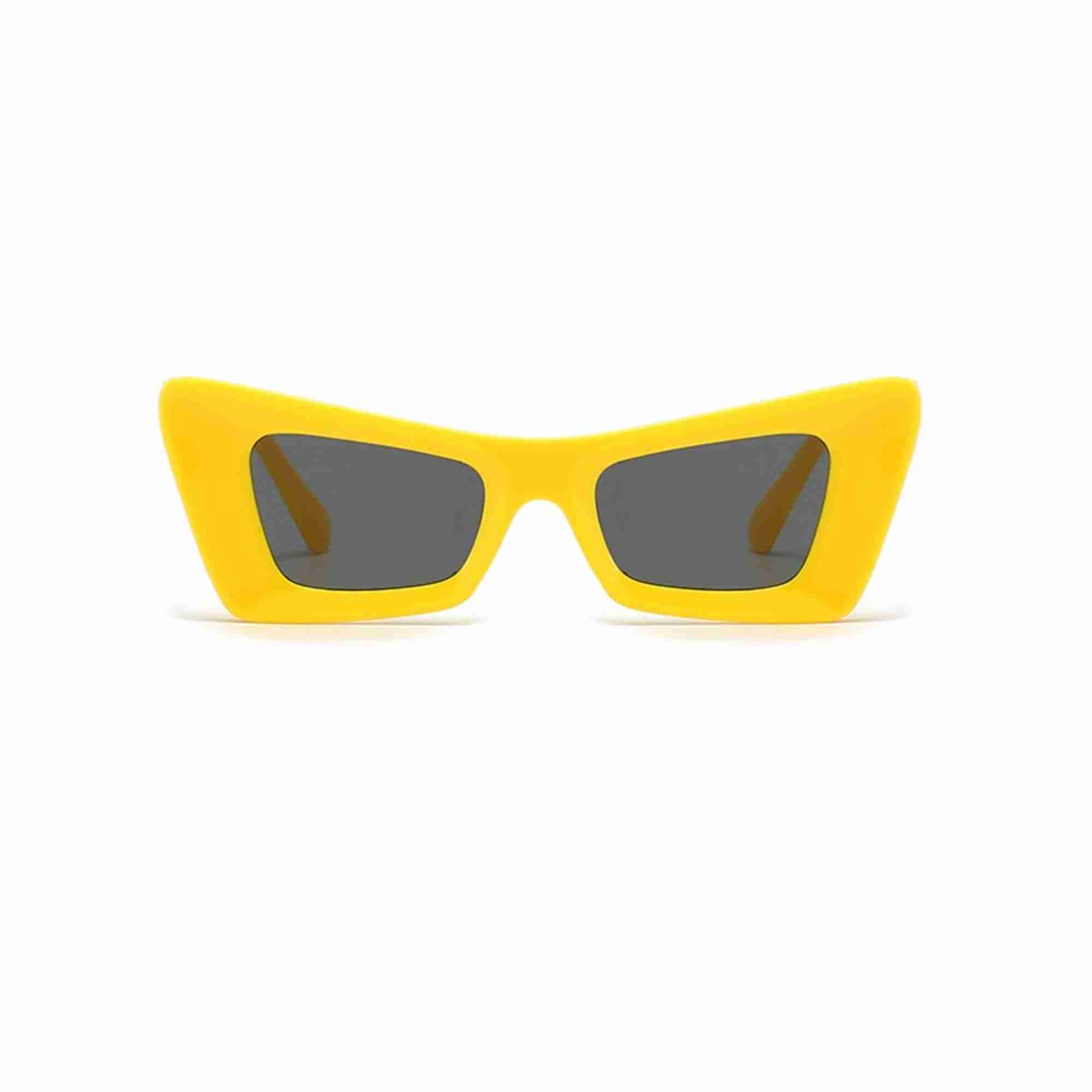 AUGEN Modern Butterfly Plastic Unisex Sunglasses UV 400 Protected Medium Size (186-C3)