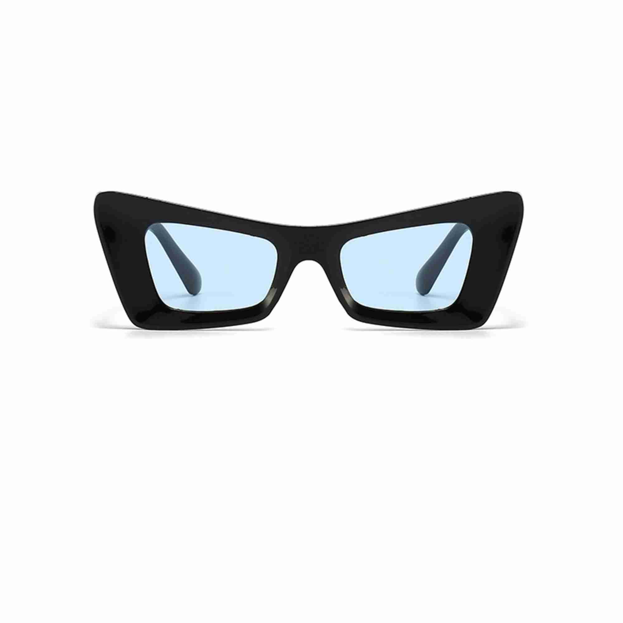 AUGEN Modern Butterfly Plastic Unisex Sunglasses UV 400 Protected Medium Size (186-C4)