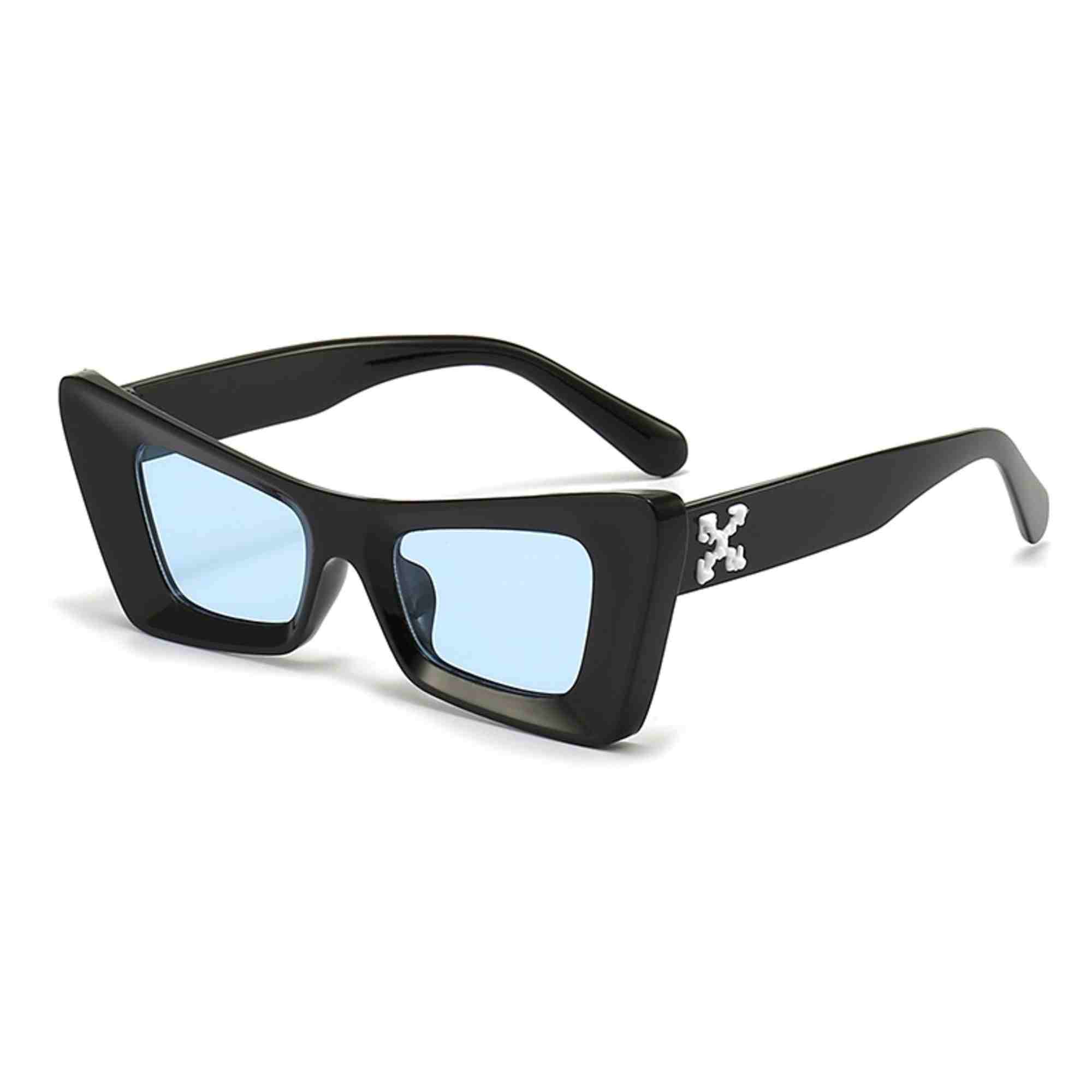 AUGEN Modern Butterfly Plastic Unisex Sunglasses UV 400 Protected Medium Size (186-C4)