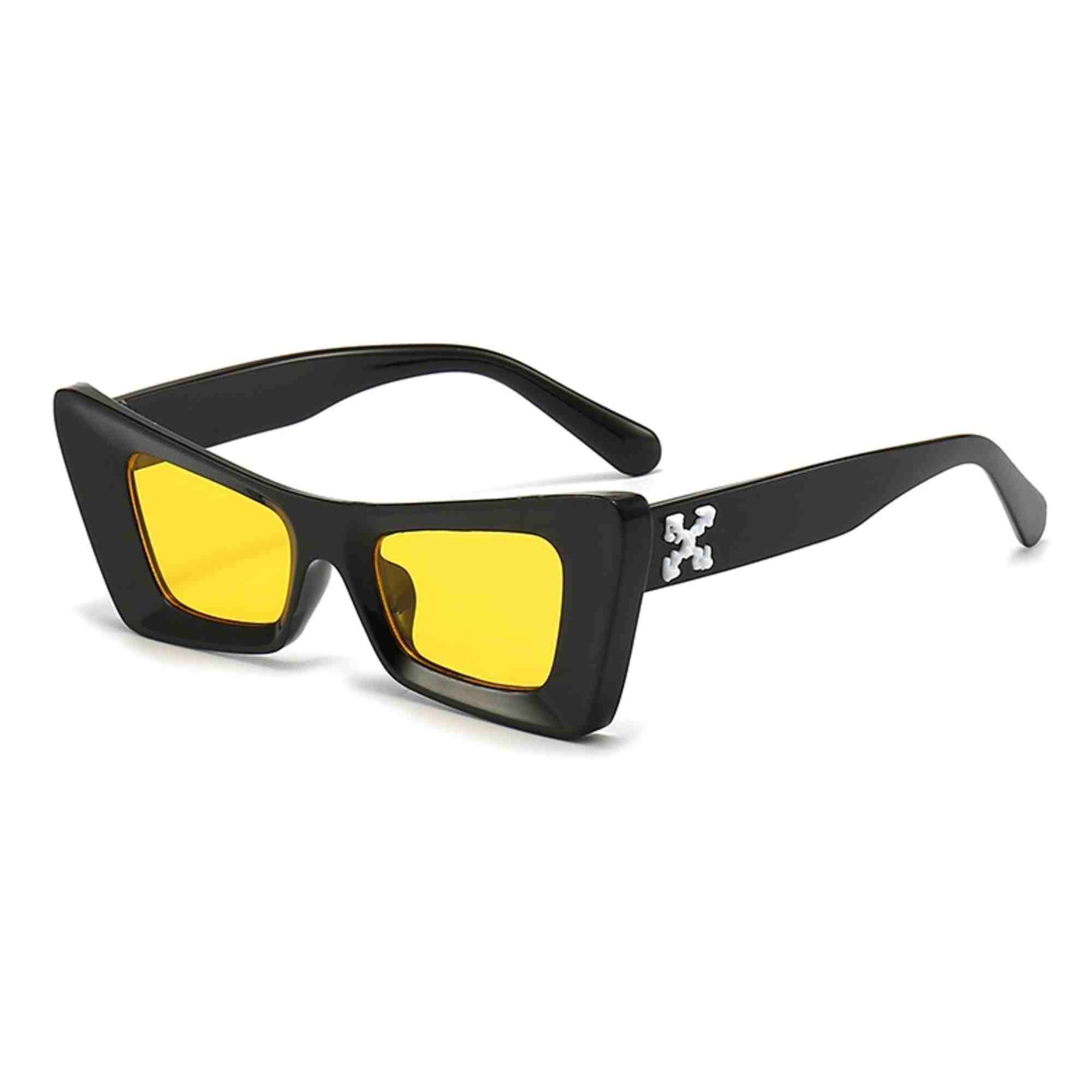 AUGEN Modern Butterfly Plastic Unisex Sunglasses UV 400 Protected Medium Size (186-C6)