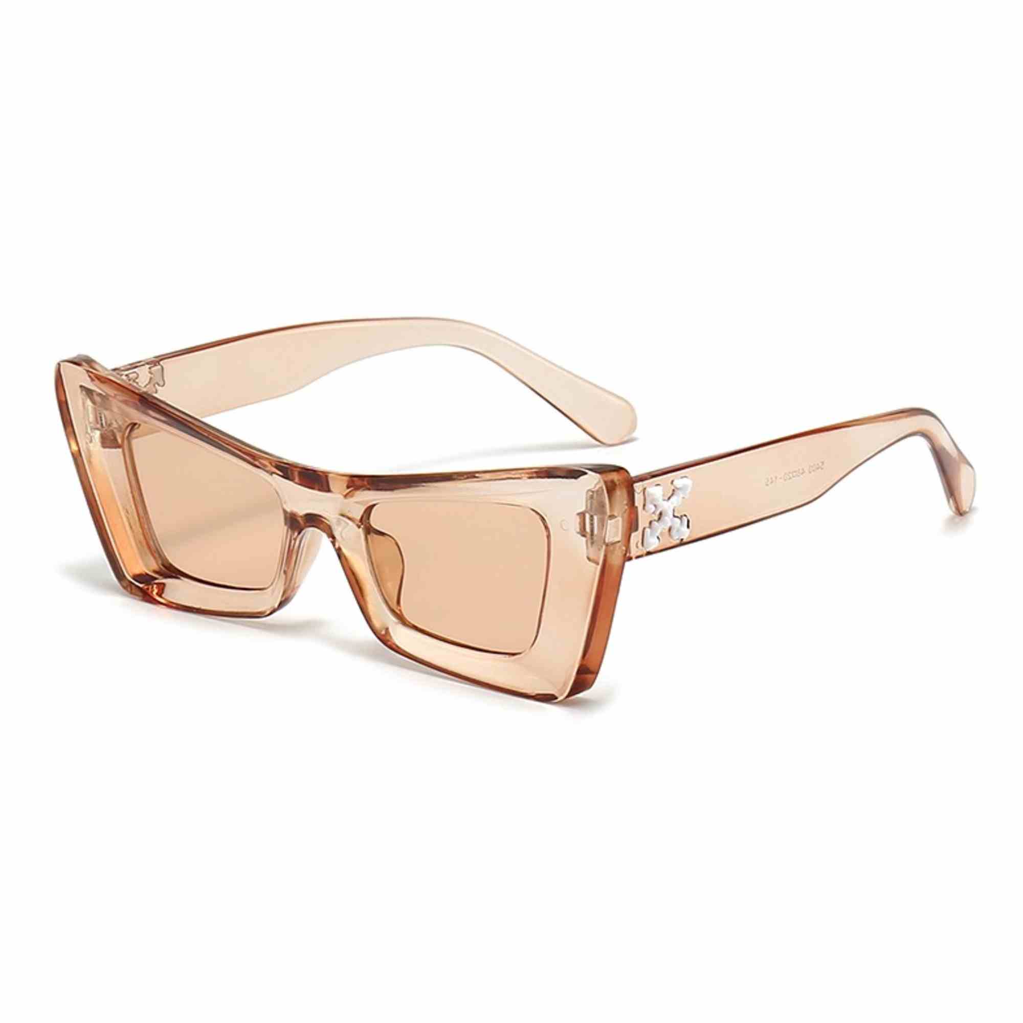 AUGEN Modern Butterfly Plastic Unisex Sunglasses UV 400 Protected Medium Size (186-C7)