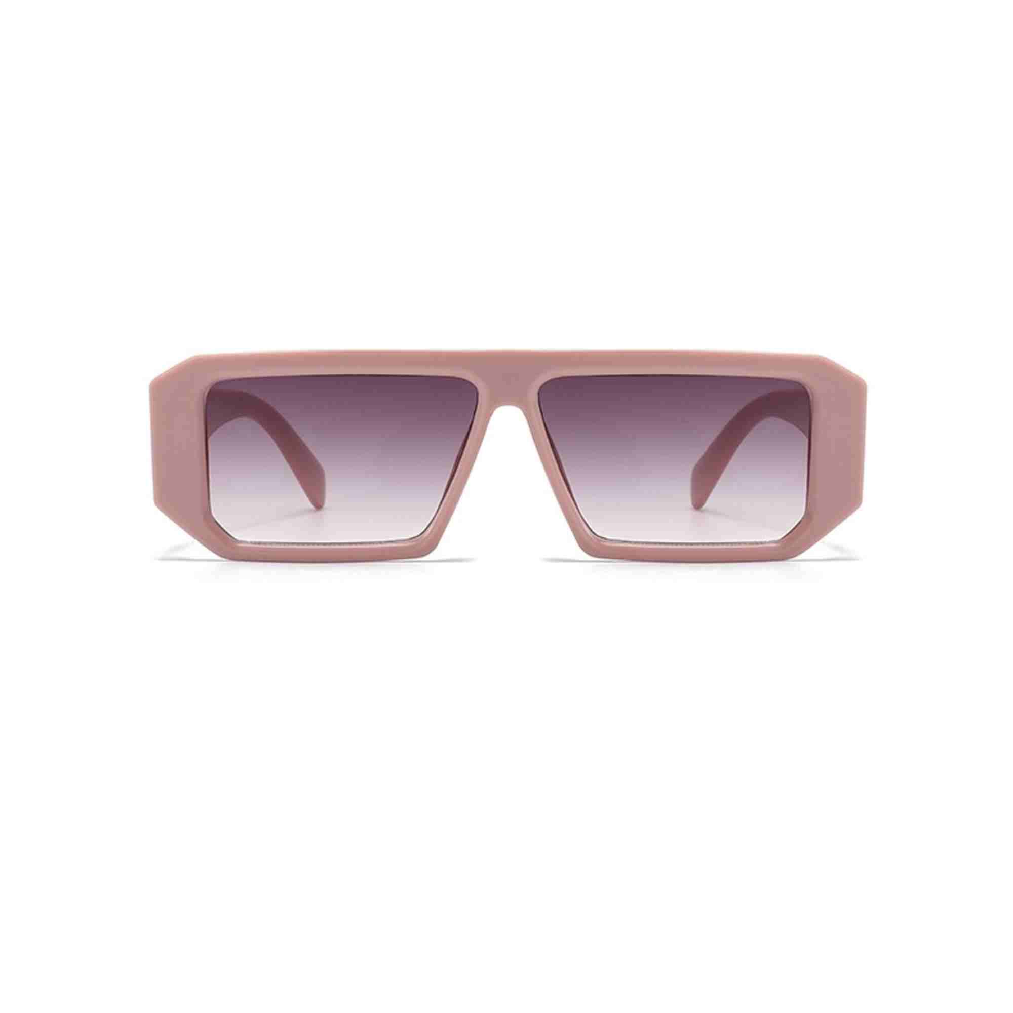 AUGEN Modern Rectangular Plastic Unisex Sunglasses UV 400 Protected Large Size (187-C4)