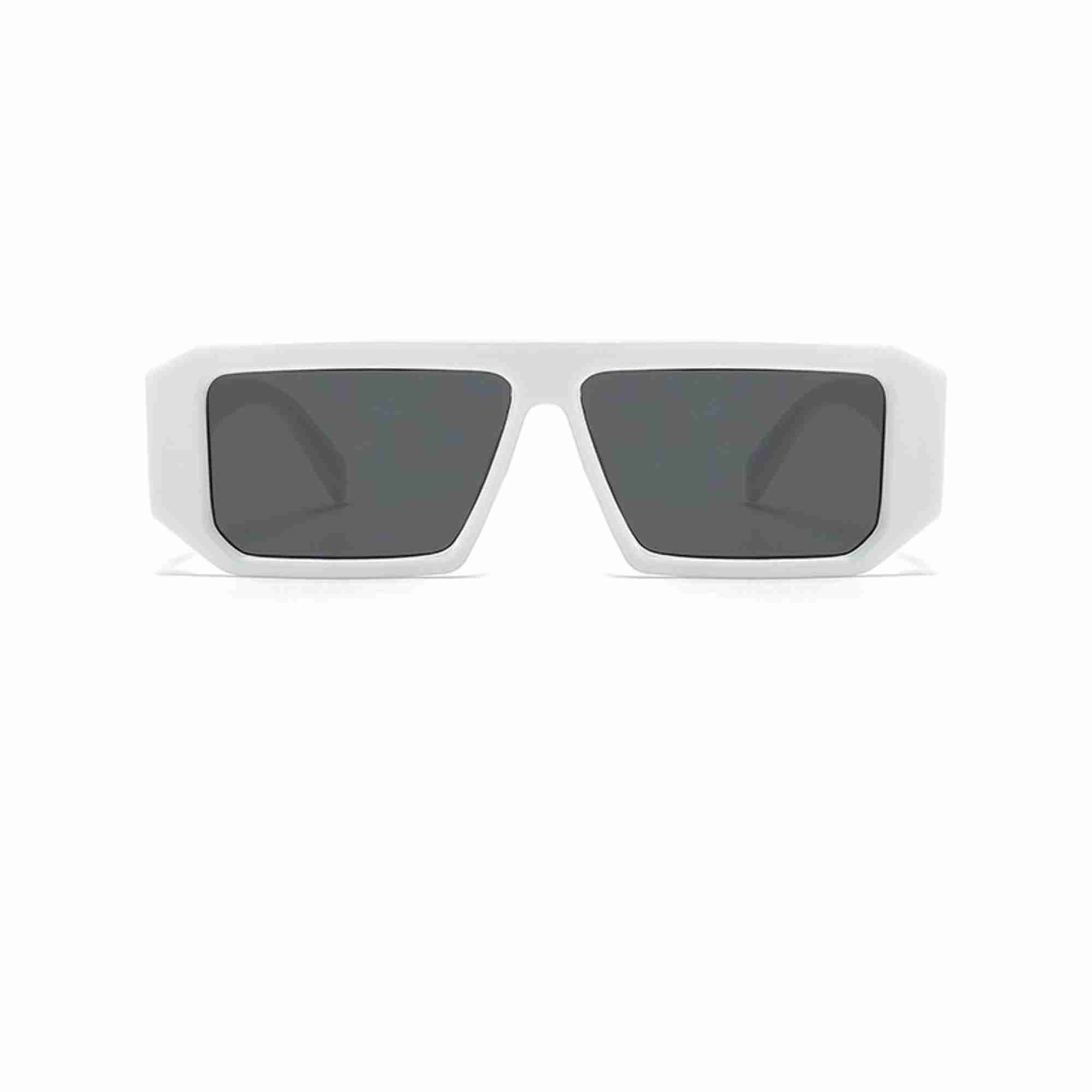 AUGEN Modern Rectangular Plastic Unisex Sunglasses UV 400 Protected Large Size (187-C6)
