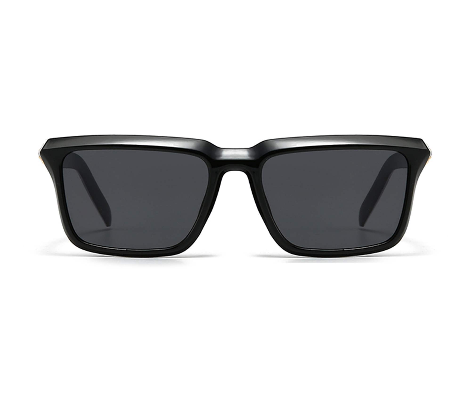 AUGEN Modern Rectangular Plastic Unisex Sunglasses UV 400 Protected Large Size (188-C1)