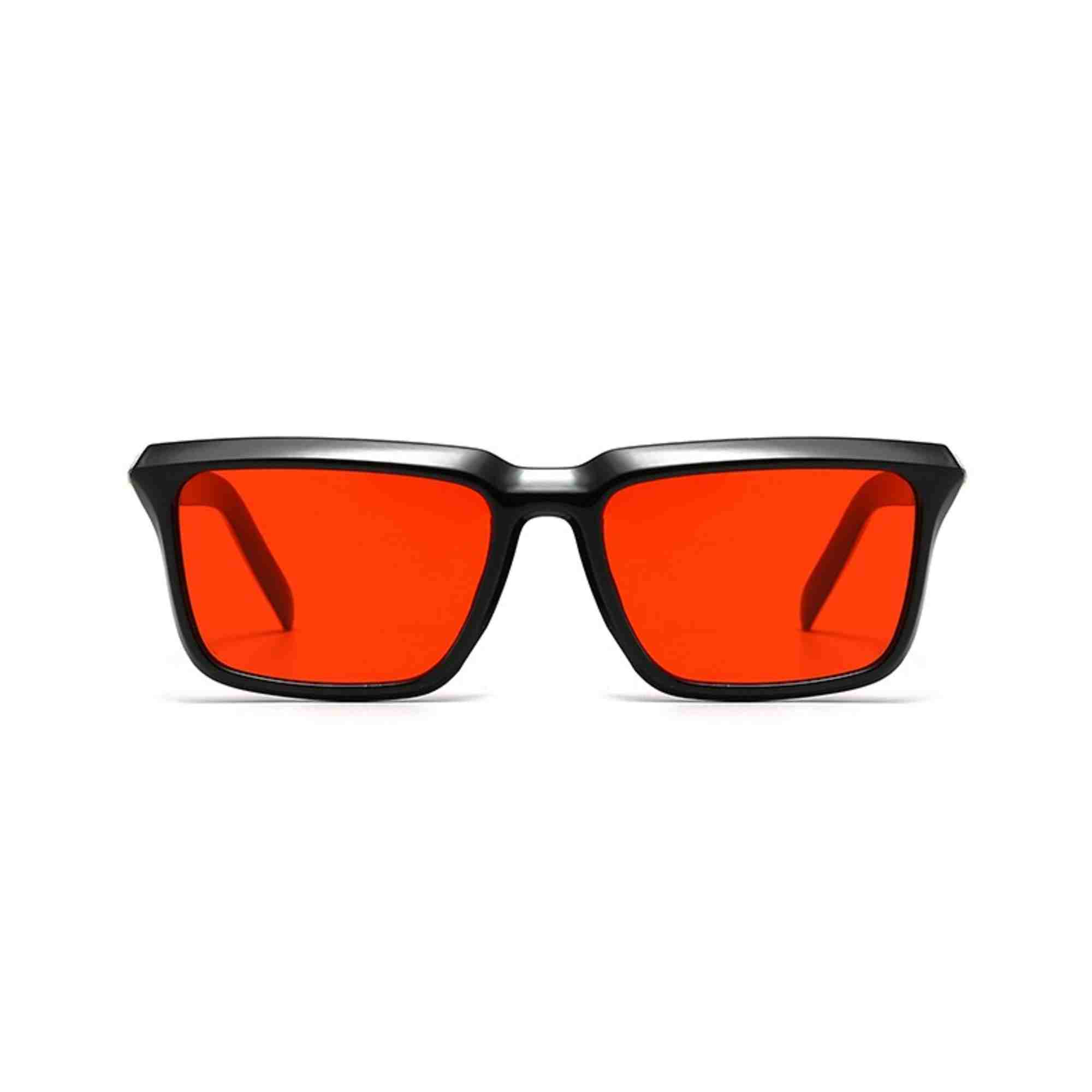AUGEN Modern Rectangular Plastic Unisex Sunglasses UV 400 Protected Large Size (188-C2)