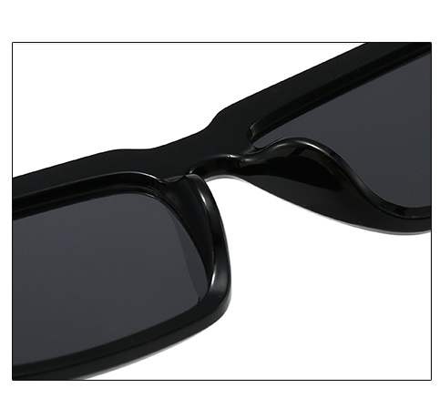AUGEN Modern Rectangular Plastic Unisex Sunglasses UV 400 Protected Large Size (188-C3)