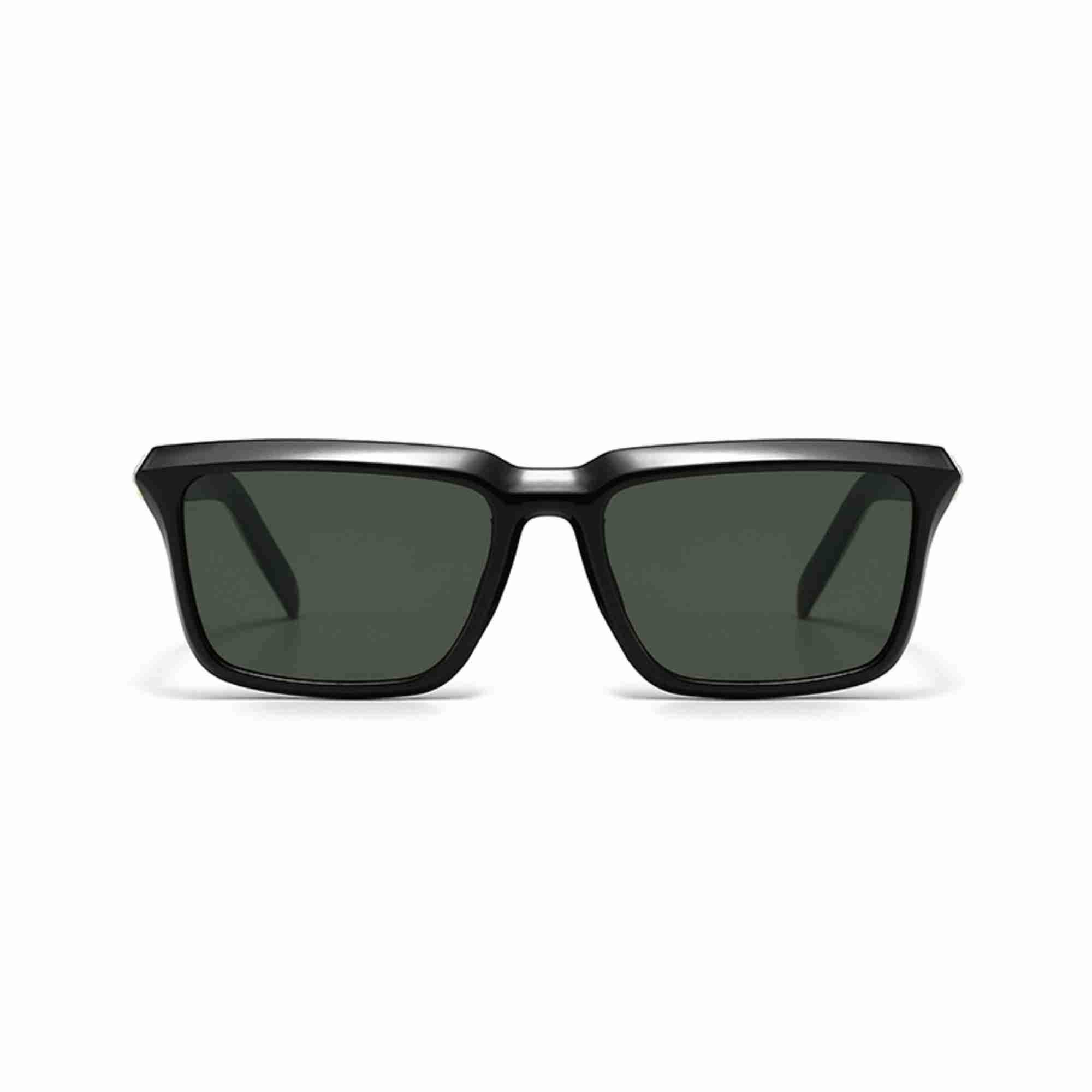 AUGEN Modern Rectangular Plastic Unisex Sunglasses UV 400 Protected Large Size (188-C4)