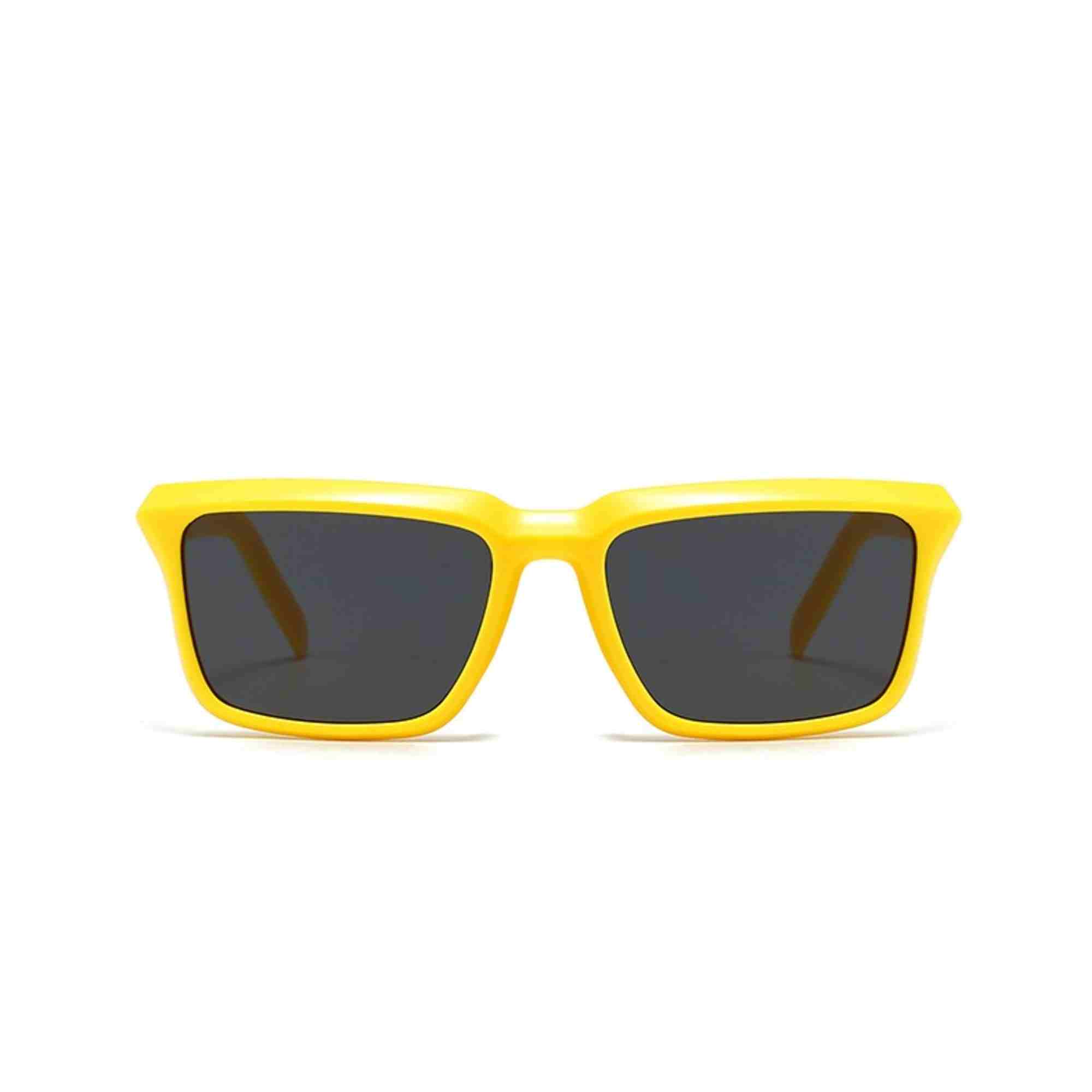 AUGEN Modern Rectangular Plastic Unisex Sunglasses UV 400 Protected Large Size (188-C9)