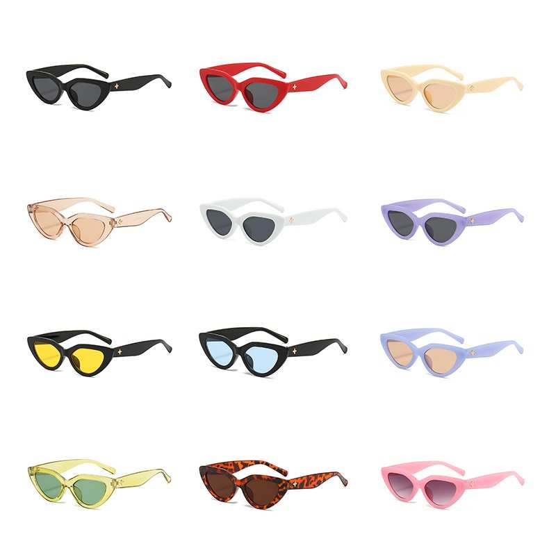 AUGEN Modern Cat Eye Plastic Women Sunglasses UV 400 Protected Medium Size (189-C9)