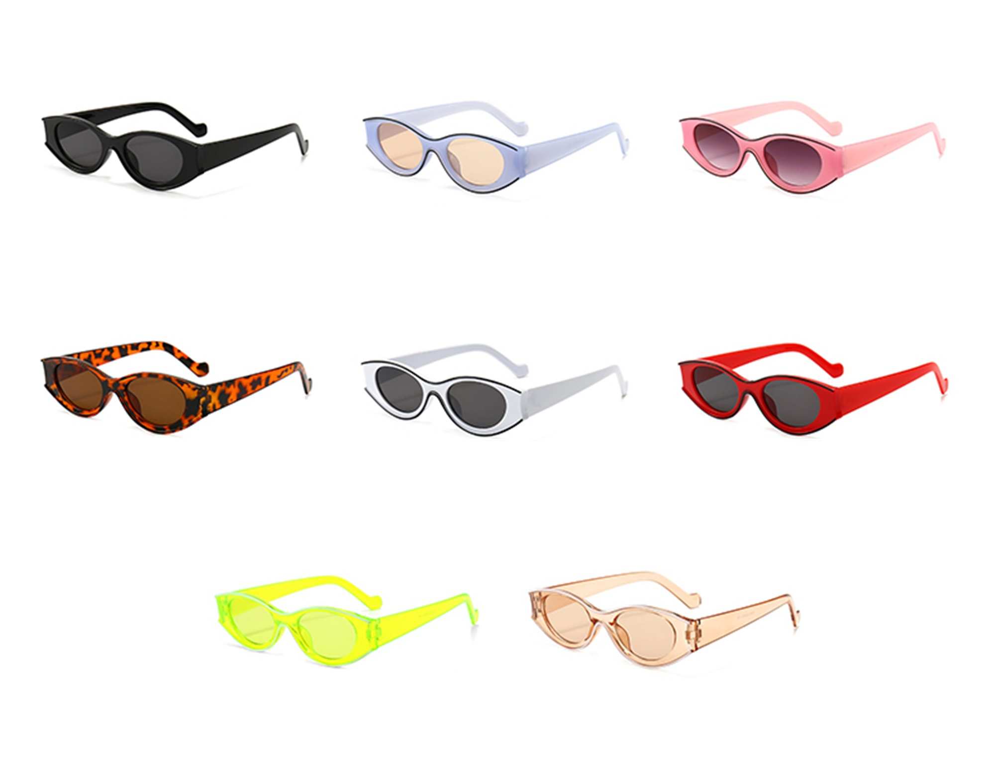 AUGEN Modern Cat Eye Plastic Women Sunglasses UV 400 Protected Medium Size (190-C6)