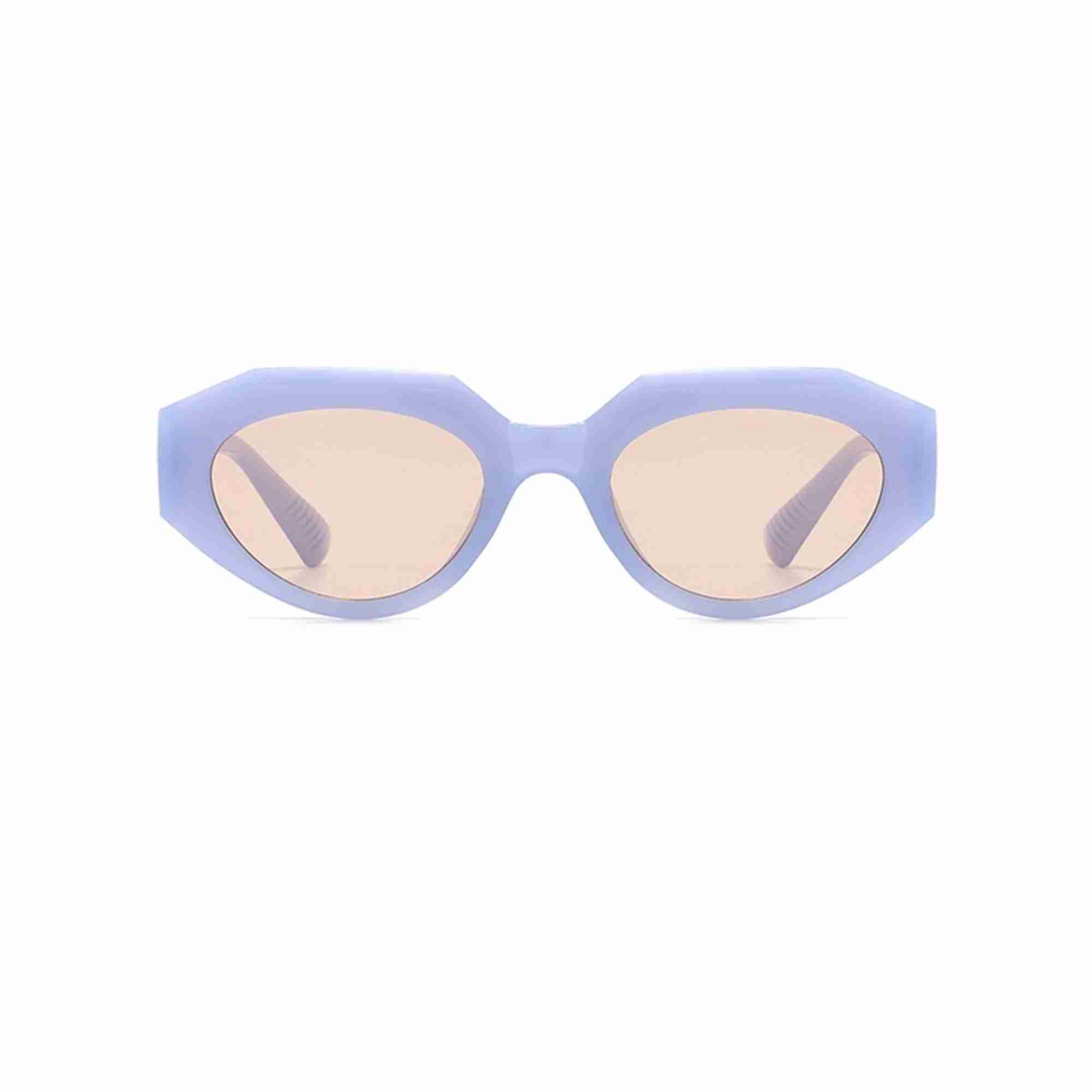 AUGEN Modern Oval Plastic Women Sunglasses UV 400 Protected Medium Size (191-C2)