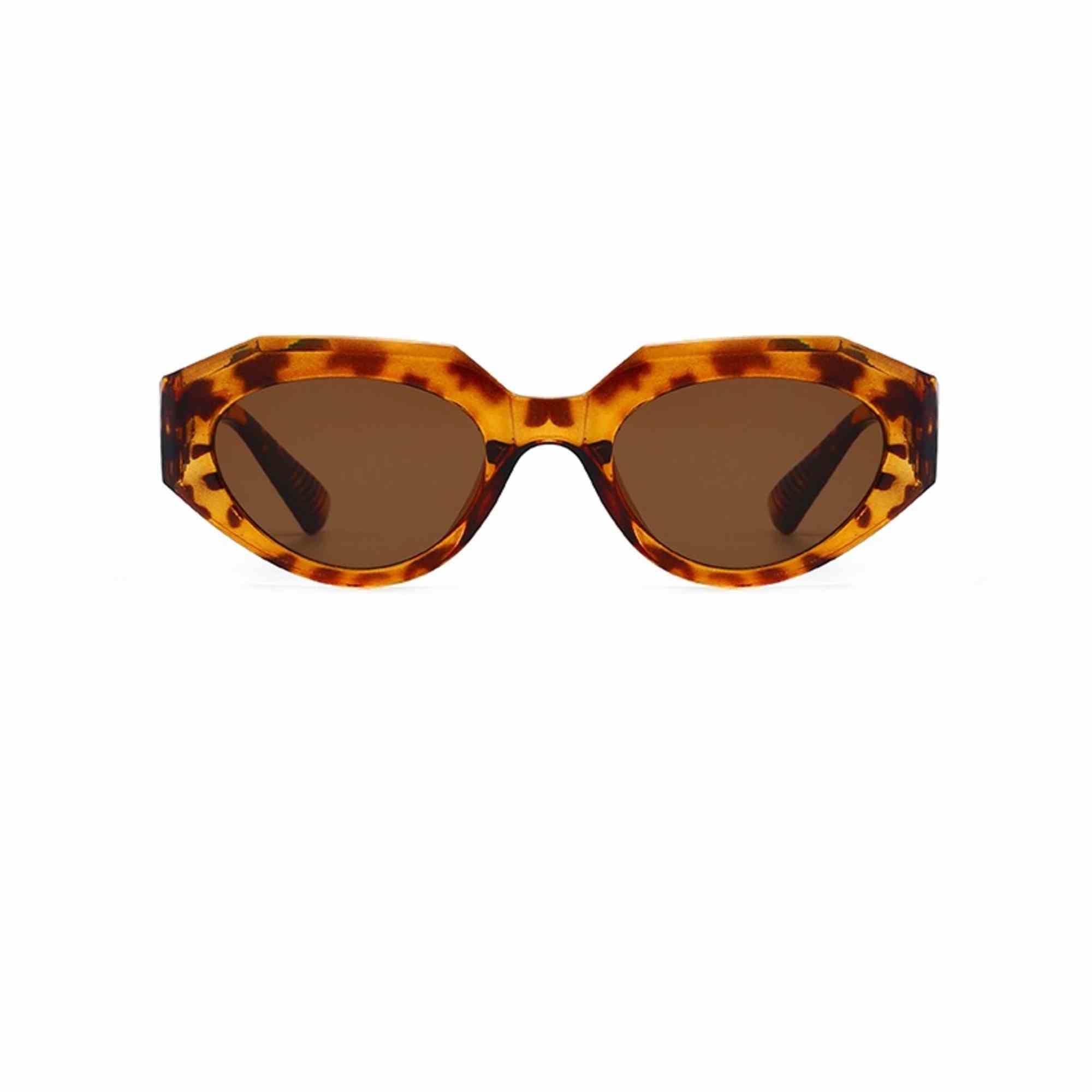AUGEN Modern Oval Plastic Women Sunglasses UV 400 Protected Medium Size (191-C4)
