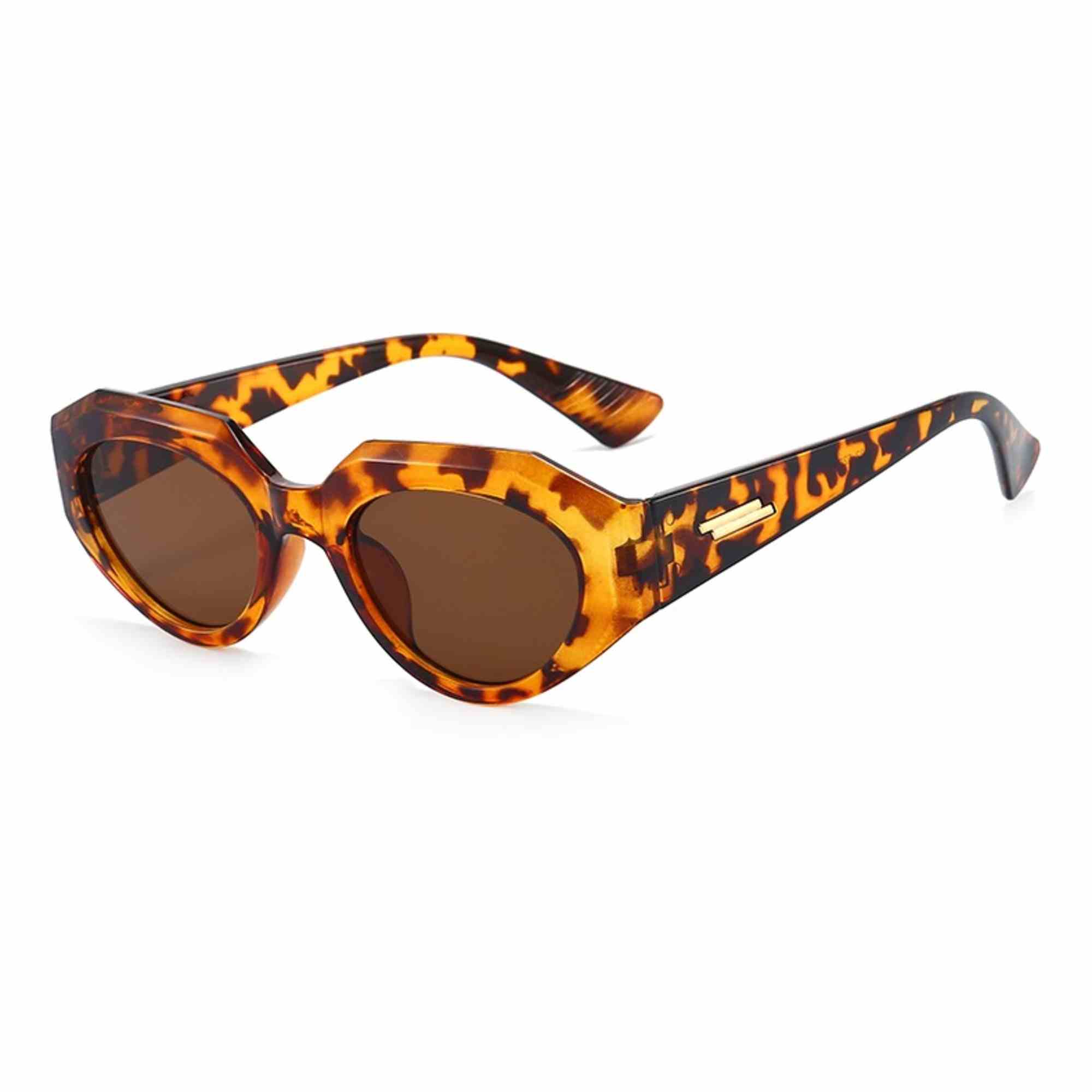 AUGEN Modern Oval Plastic Women Sunglasses UV 400 Protected Medium Size (191-C4)