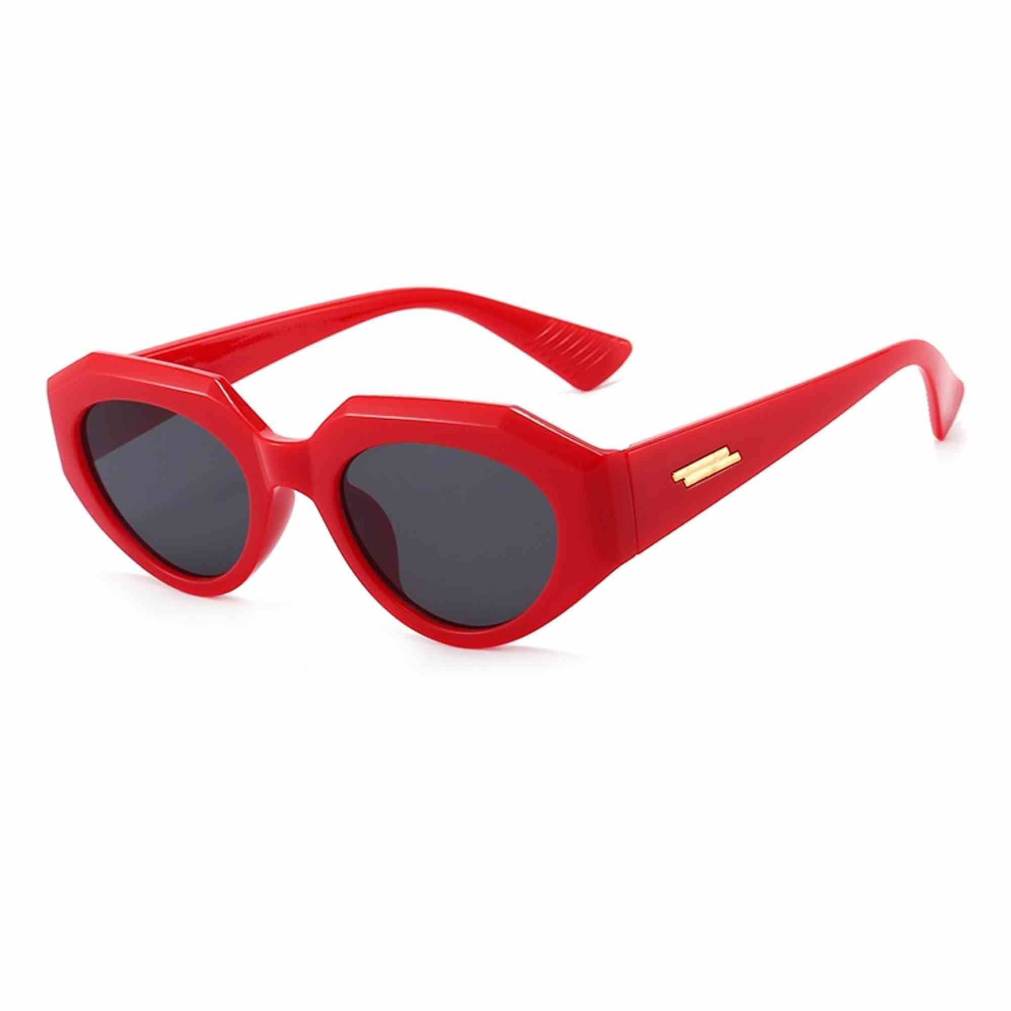 AUGEN Modern Oval Plastic Women Sunglasses UV 400 Protected Medium Size (191-C6)
