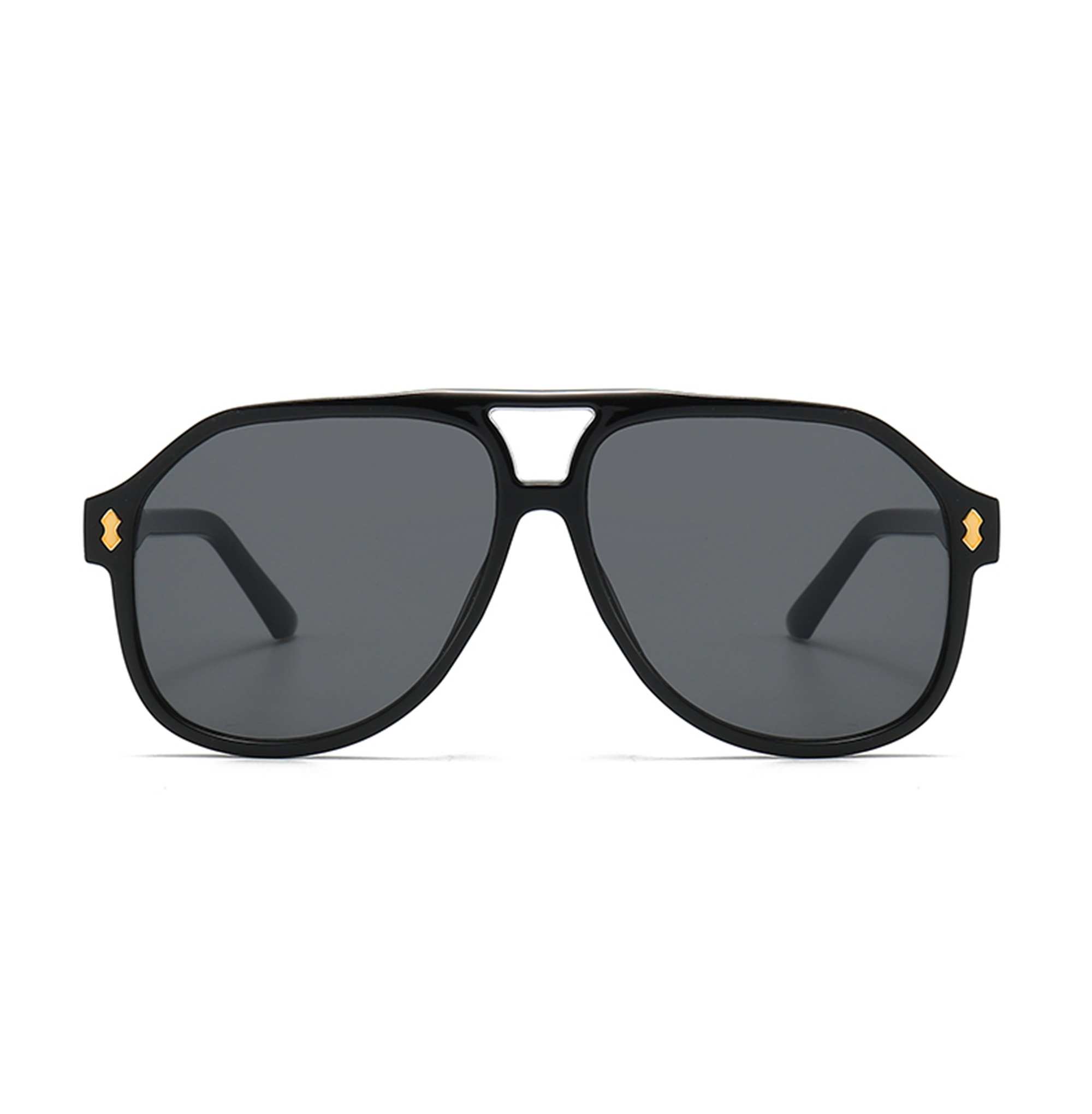 AUGEN Classic Pilot Plastic Unisex Sunglasses UV 400 Protected Large Size (192-C1)