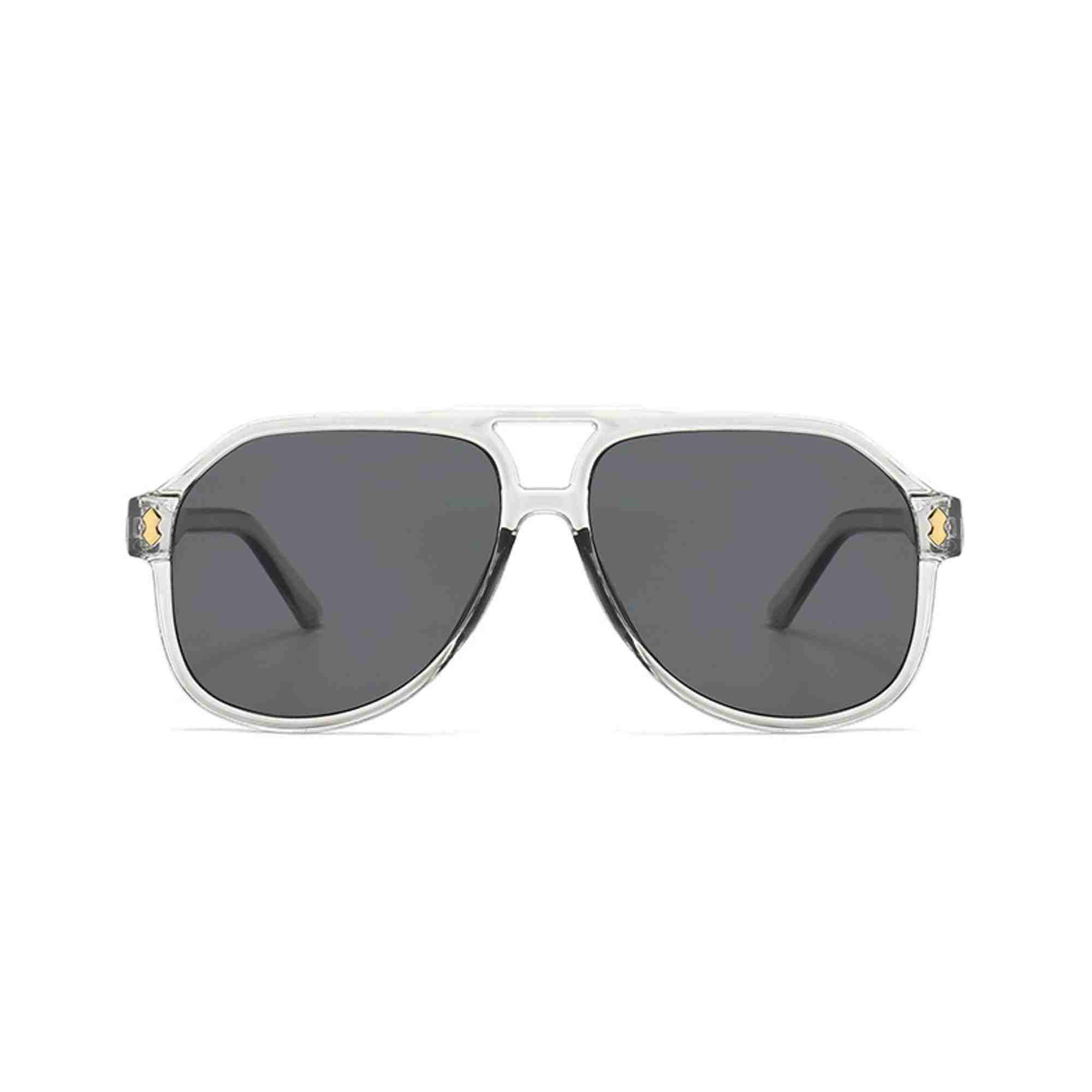 AUGEN Classic Pilot Plastic Unisex Sunglasses UV 400 Protected Large Size (192-C3)