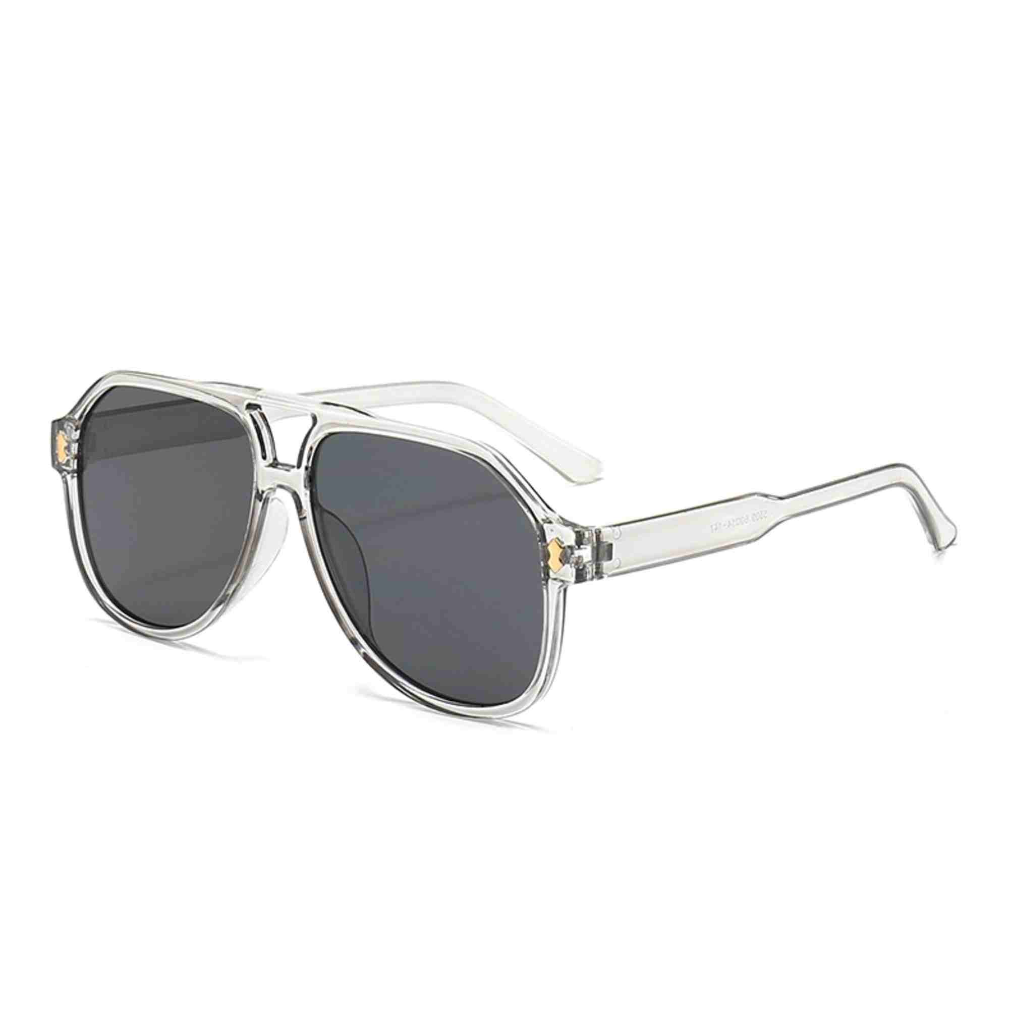 AUGEN Classic Pilot Plastic Unisex Sunglasses UV 400 Protected Large Size (192-C3)