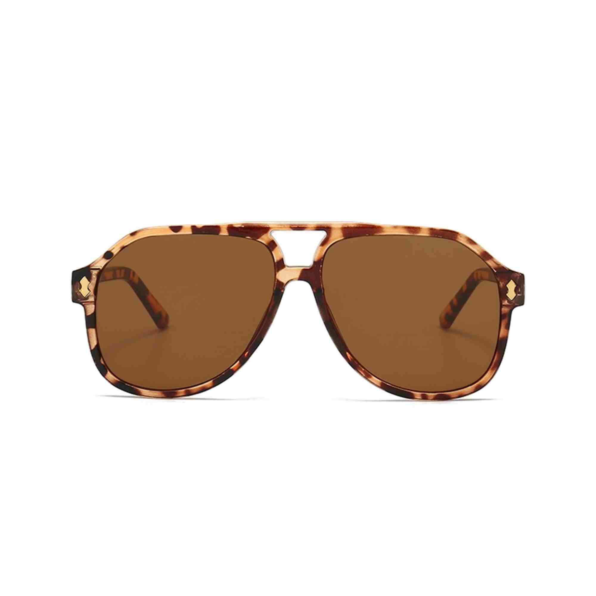 AUGEN Classic Pilot Plastic Unisex Sunglasses UV 400 Protected Large Size (192-C4)