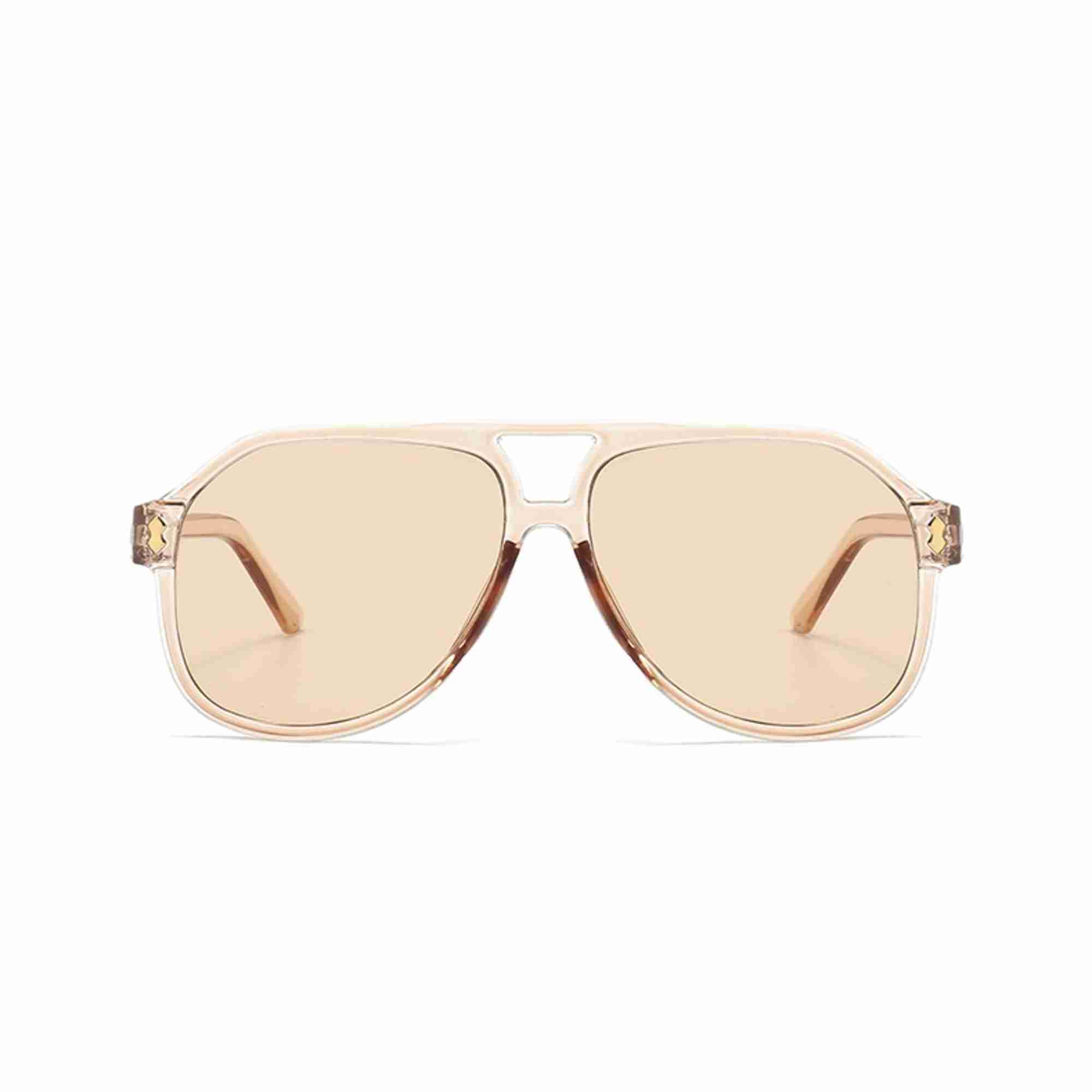 AUGEN Classic Pilot Plastic Unisex Sunglasses UV 400 Protected Large Size (192-C5)