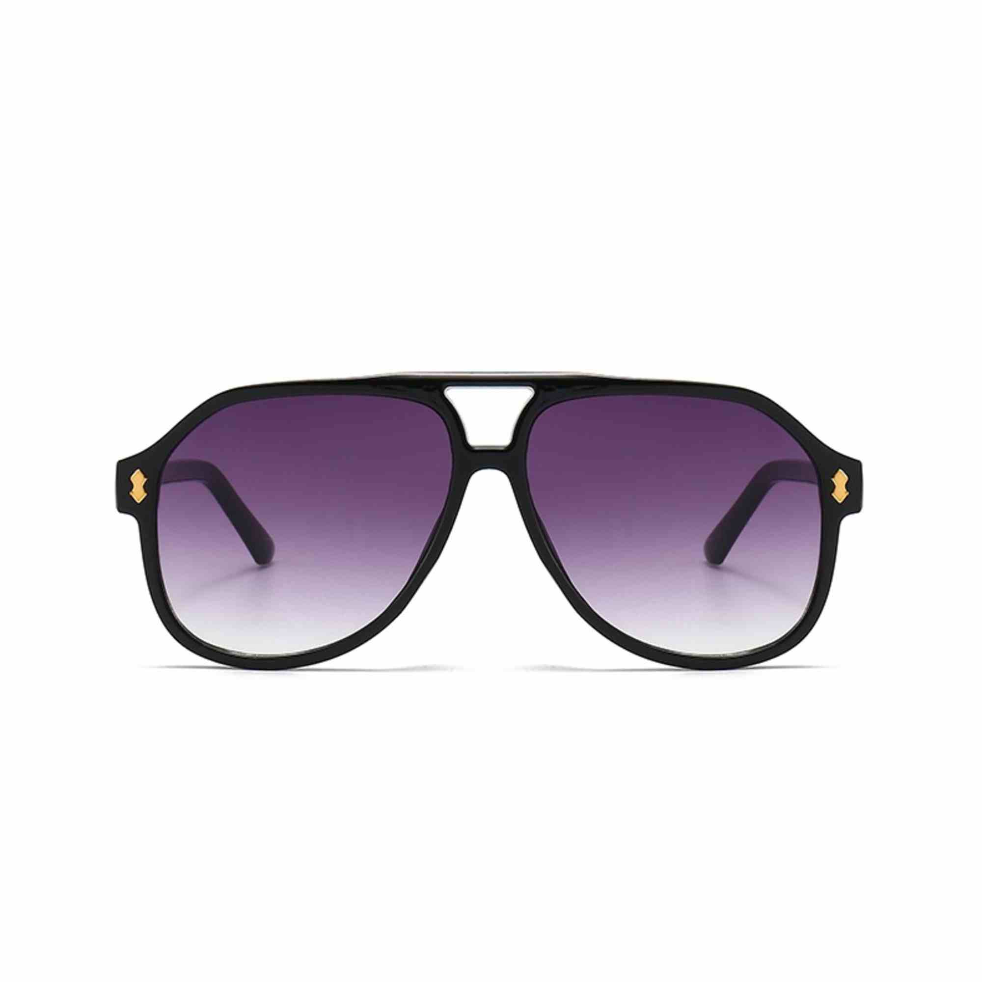 AUGEN Classic Pilot Plastic Unisex Sunglasses UV 400 Protected Large Size (192-C6)