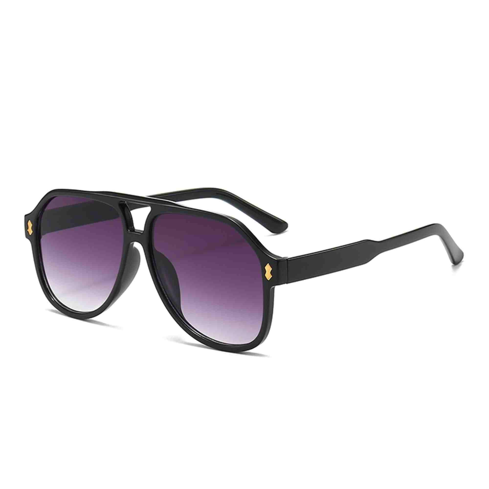 AUGEN Classic Pilot Plastic Unisex Sunglasses UV 400 Protected Large Size (192-C6)