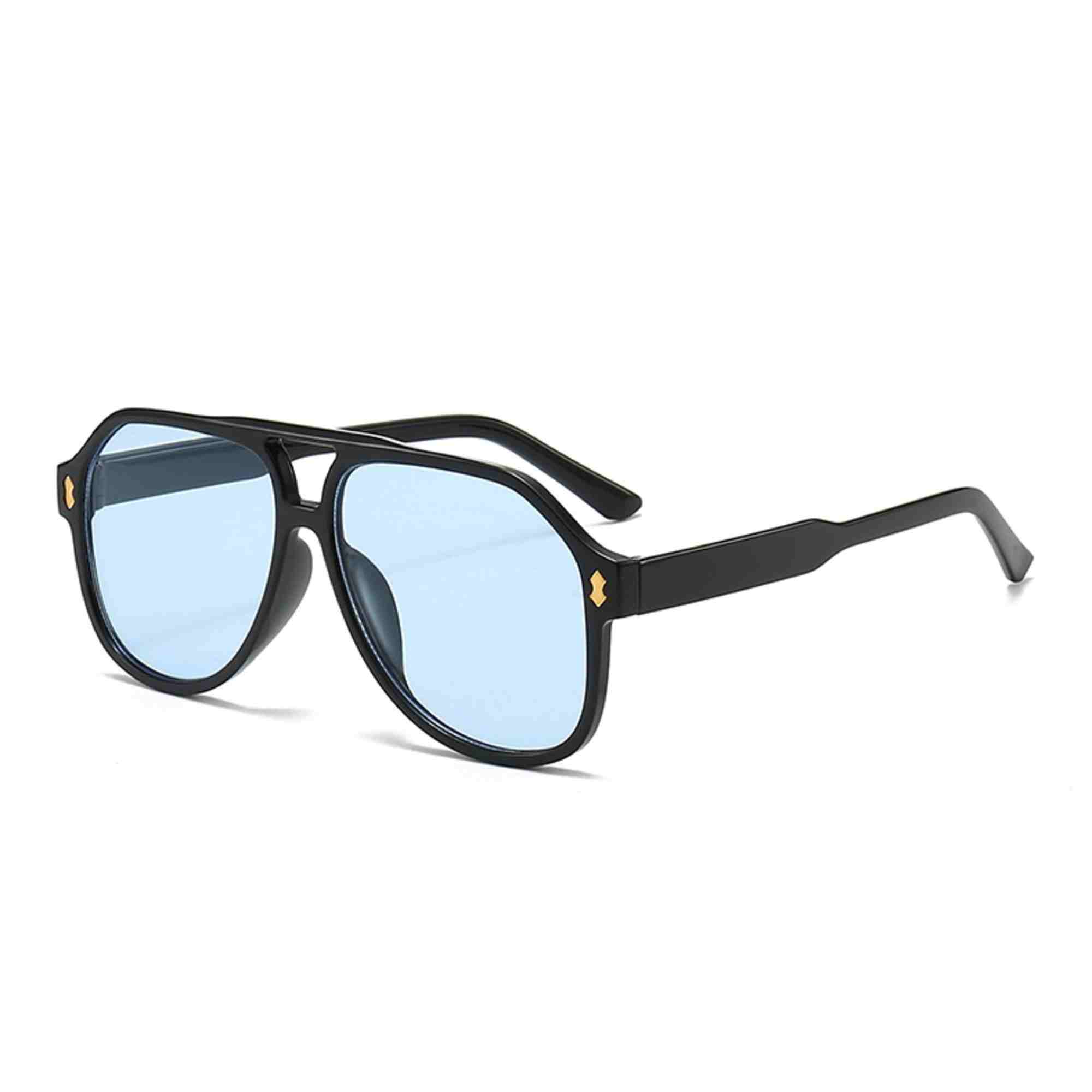 AUGEN Classic Pilot Plastic Unisex Sunglasses UV 400 Protected Large Size (192-C7)