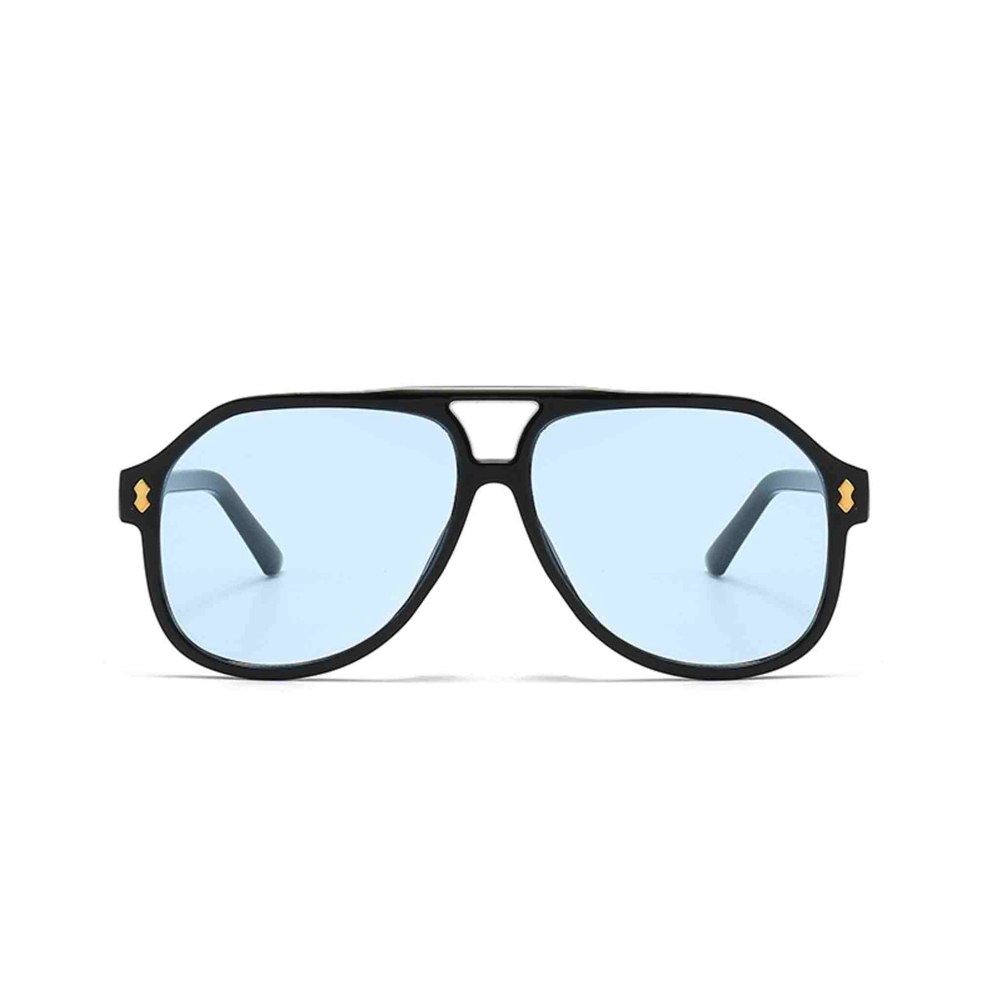 AUGEN Classic Pilot Plastic Unisex Sunglasses UV 400 Protected Large Size (192-C7)