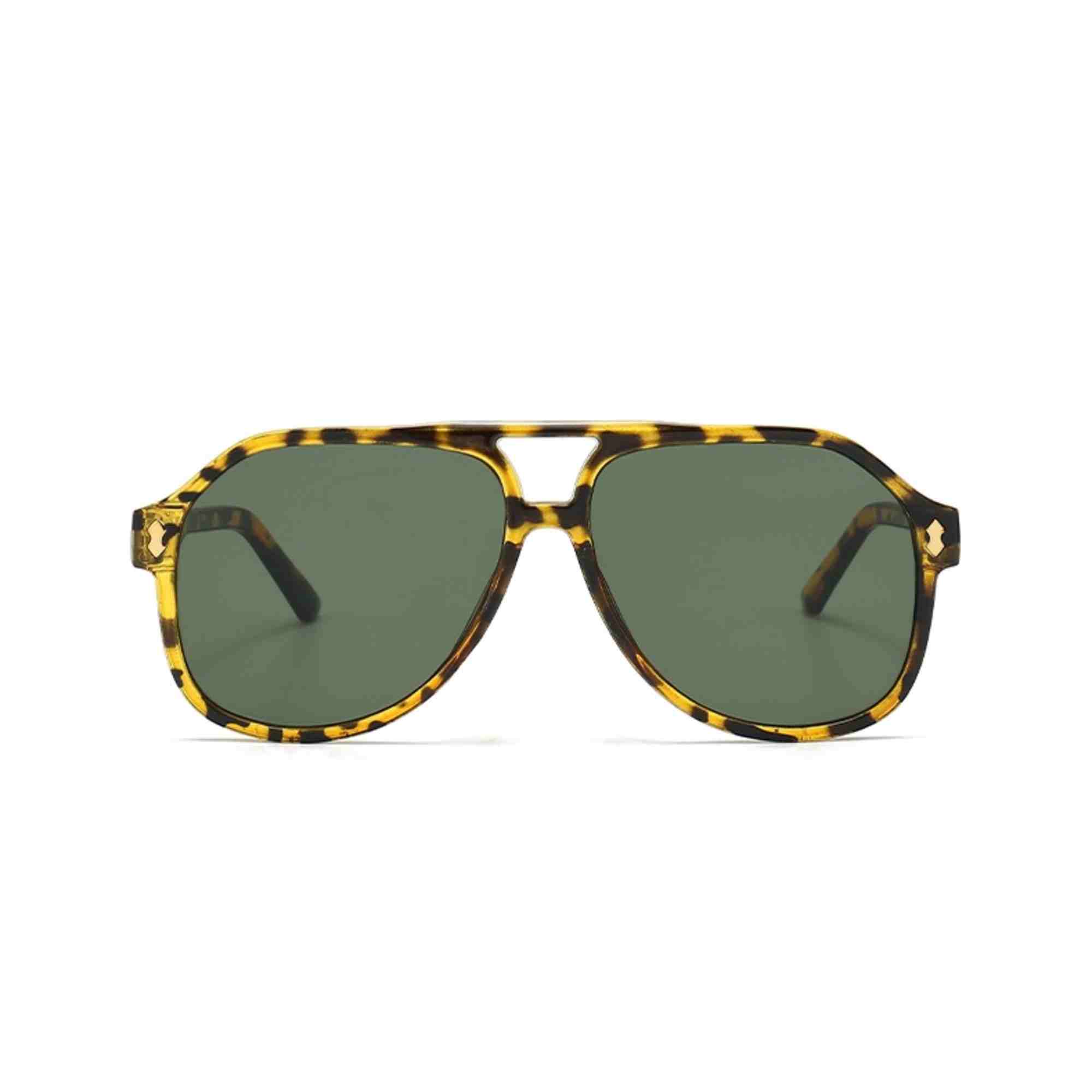 AUGEN Classic Pilot Plastic Unisex Sunglasses UV 400 Protected Large Size (192-C8)